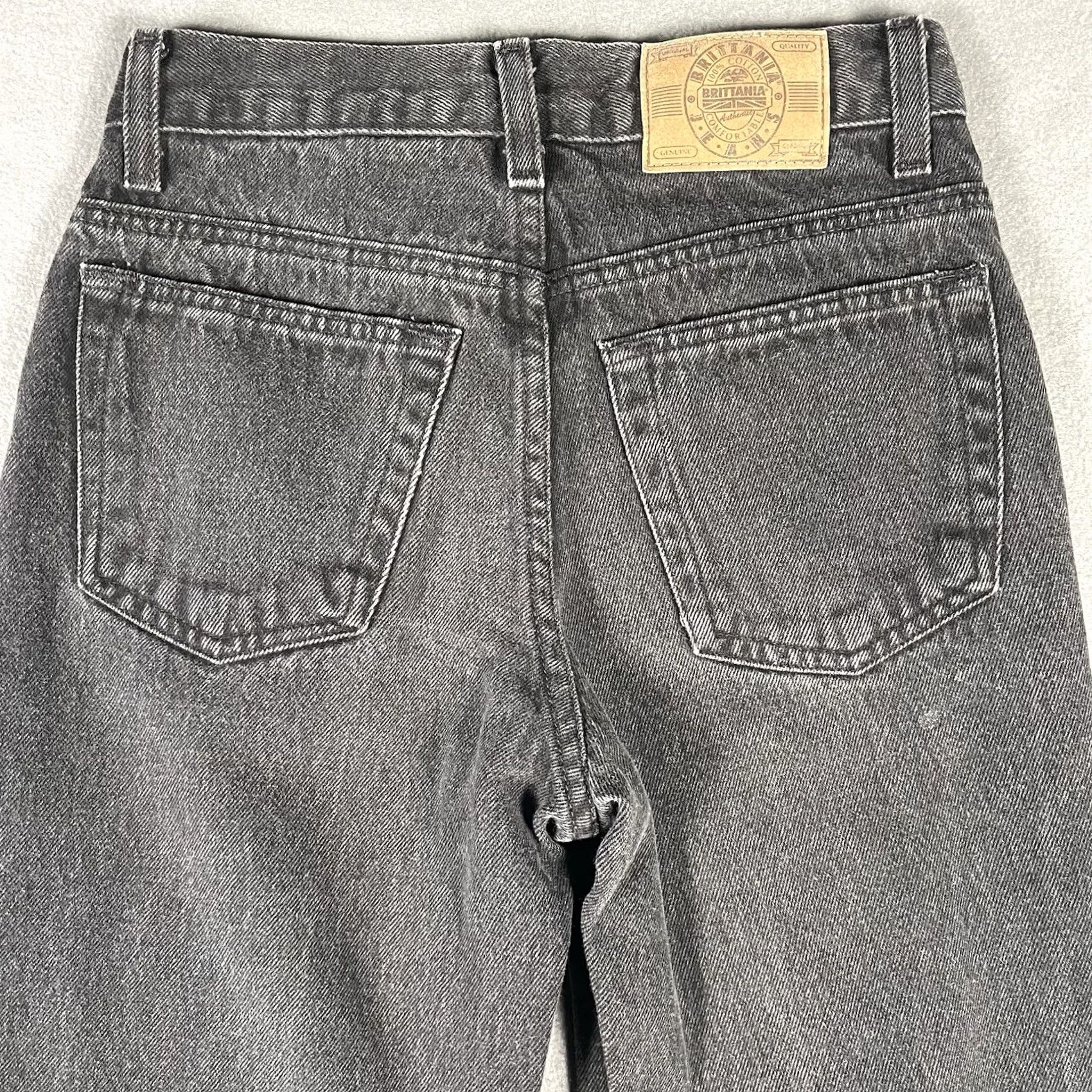 Vintage VINTAGE Brittania Jeans Size 12 Black Denim Mom Jeans 90s Size 34" / US 12 / IT 48 - 4 Thumbnail