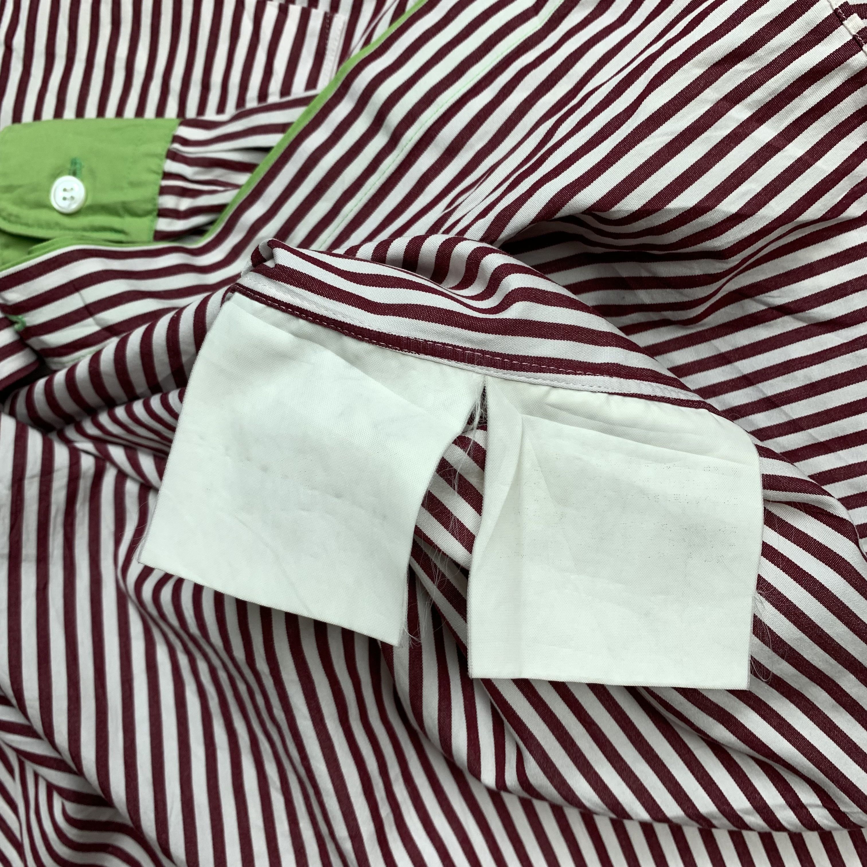 Comme des Garcons Comme Des Garcons Homme Plus CDG Striped Button Up Shirt Size US L / EU 52-54 / 3 - 7 Thumbnail