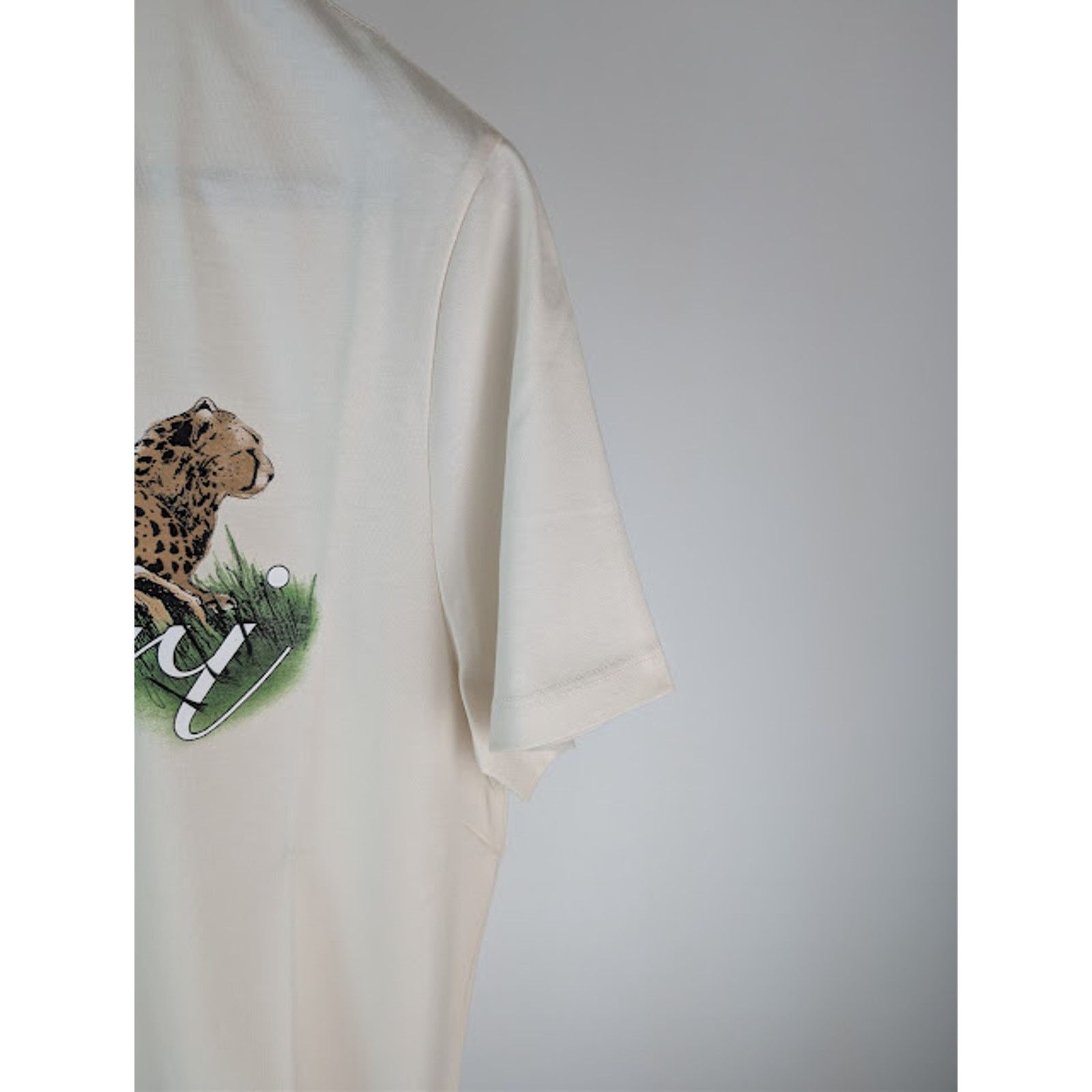 Amiri o1rshd1 Q:2 / Cheetah Logo T-shirt in Alabaster Size US L / EU 52-54 / 3 - 5 Thumbnail