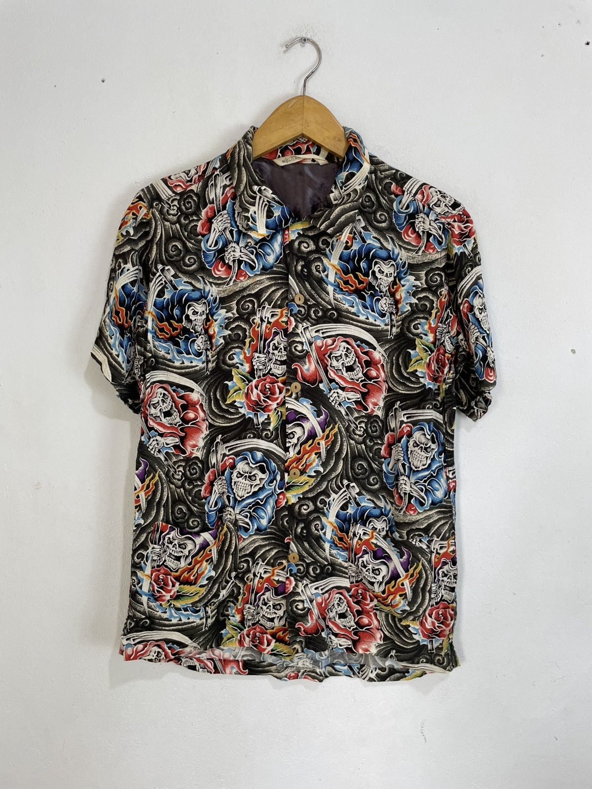 トップス hysteric glamour grim reaper shirt Vintage Hysteric Glamour Grim Reaper Shirt