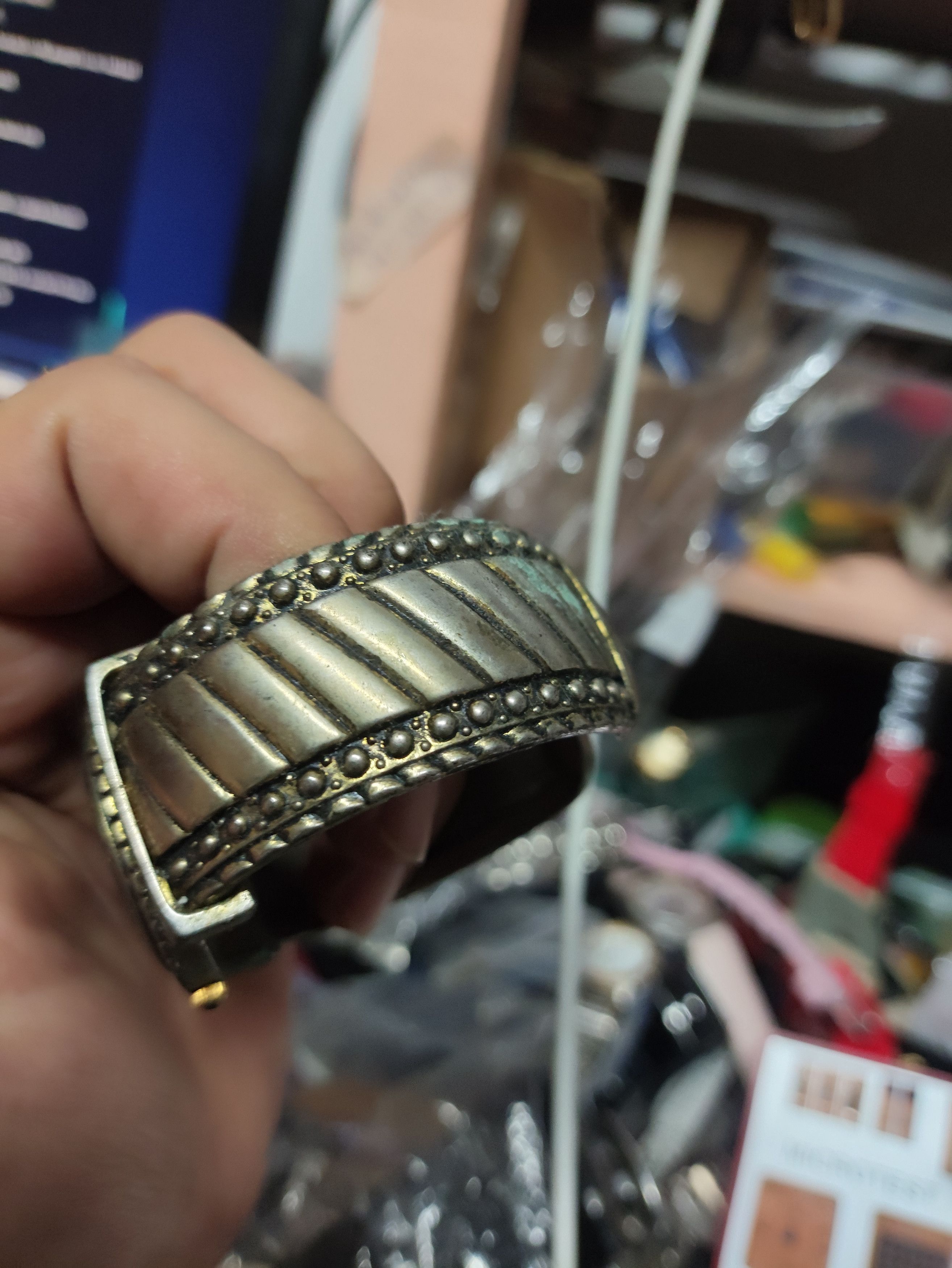 Japanese Brand × Vintage Bijour Terner (K46120) Vintage Steel Art Design Watch Size ONE SIZE - 10 Thumbnail