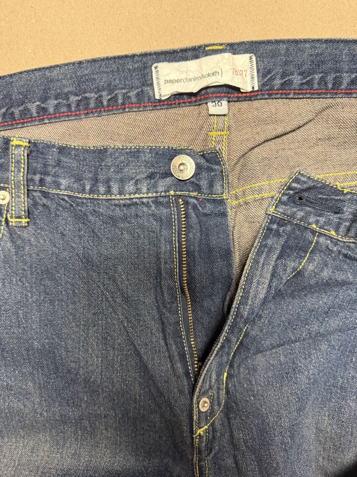 Paper Denim & Cloth Paper Denim & Cloth Vintage Jeans Men’s 38 x 34 Rare! Size US 38 / EU 54 - 4 Thumbnail