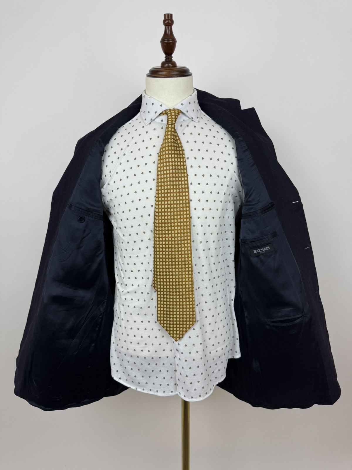 Balmain Balmain Paris Linen Blazer Vintage Sport Jacket Three Button Size 42R - 12 Thumbnail