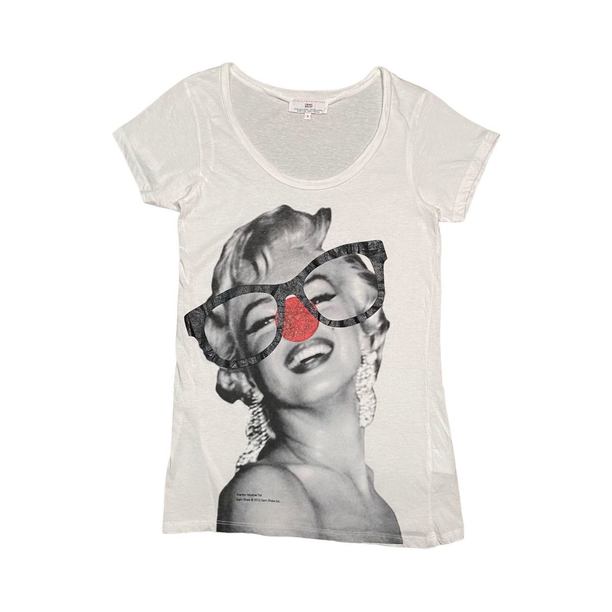 Stella McCartney STELLA McCARTNEY X Marilyn Monroe Sam Shaw 2012 T Shirt Size S / US 4 / IT 40 - 1 Thumbnail