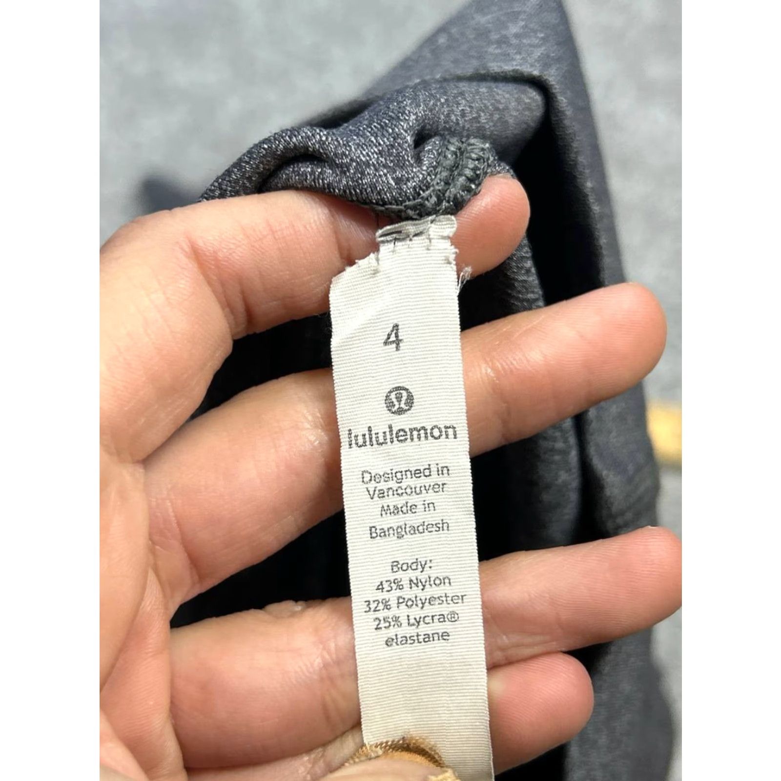 Lululemon Lululemon Wunder Under HR Tight Luxtreme Legging Pants Women 4 Gray Gym Training Size 27" / US 4 / IT 40 - 7 Thumbnail