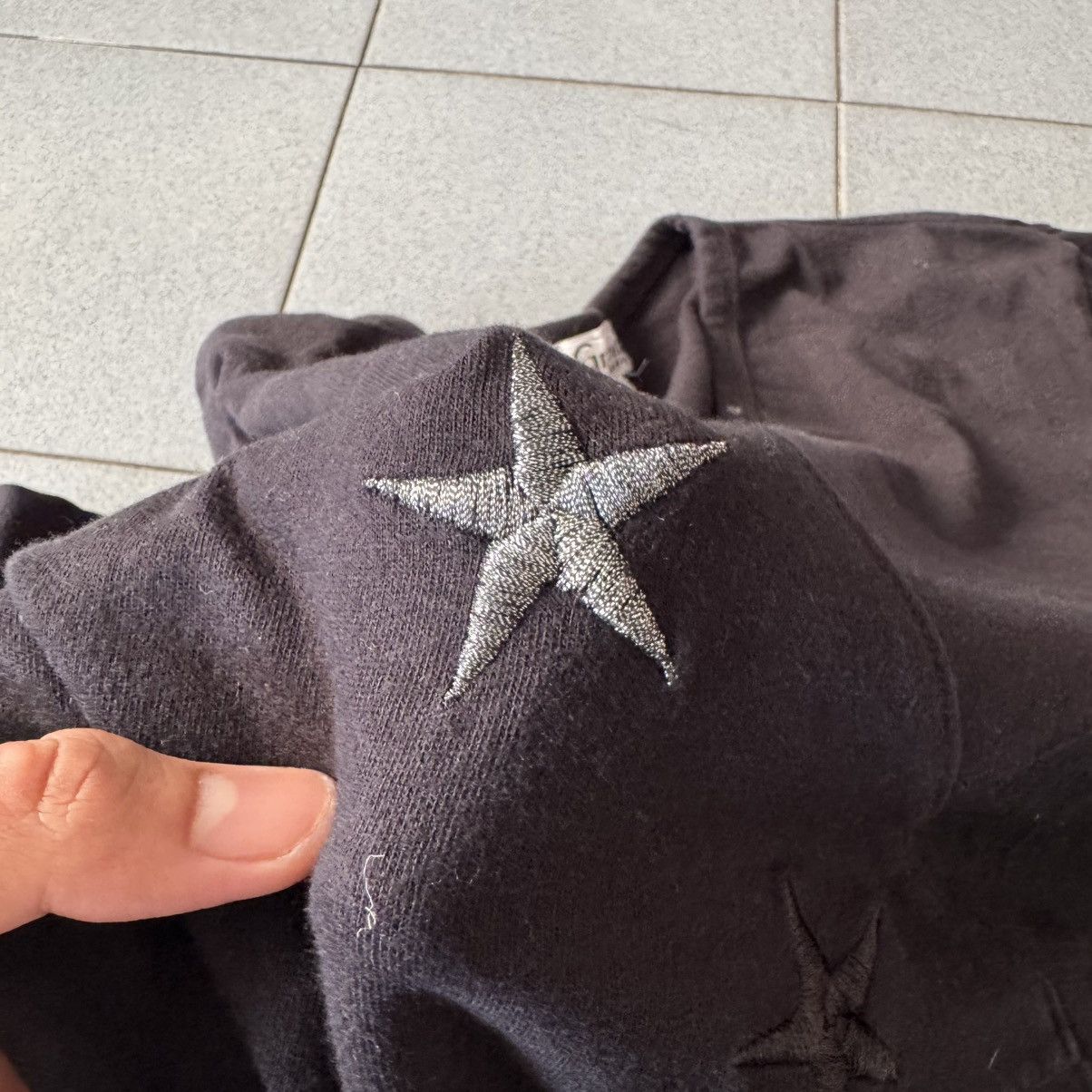 If Six Was Nine Growth by In The Attic Embroidery Stars long sleeve tee Size US M / EU 48-50 / 2 - 7 Thumbnail