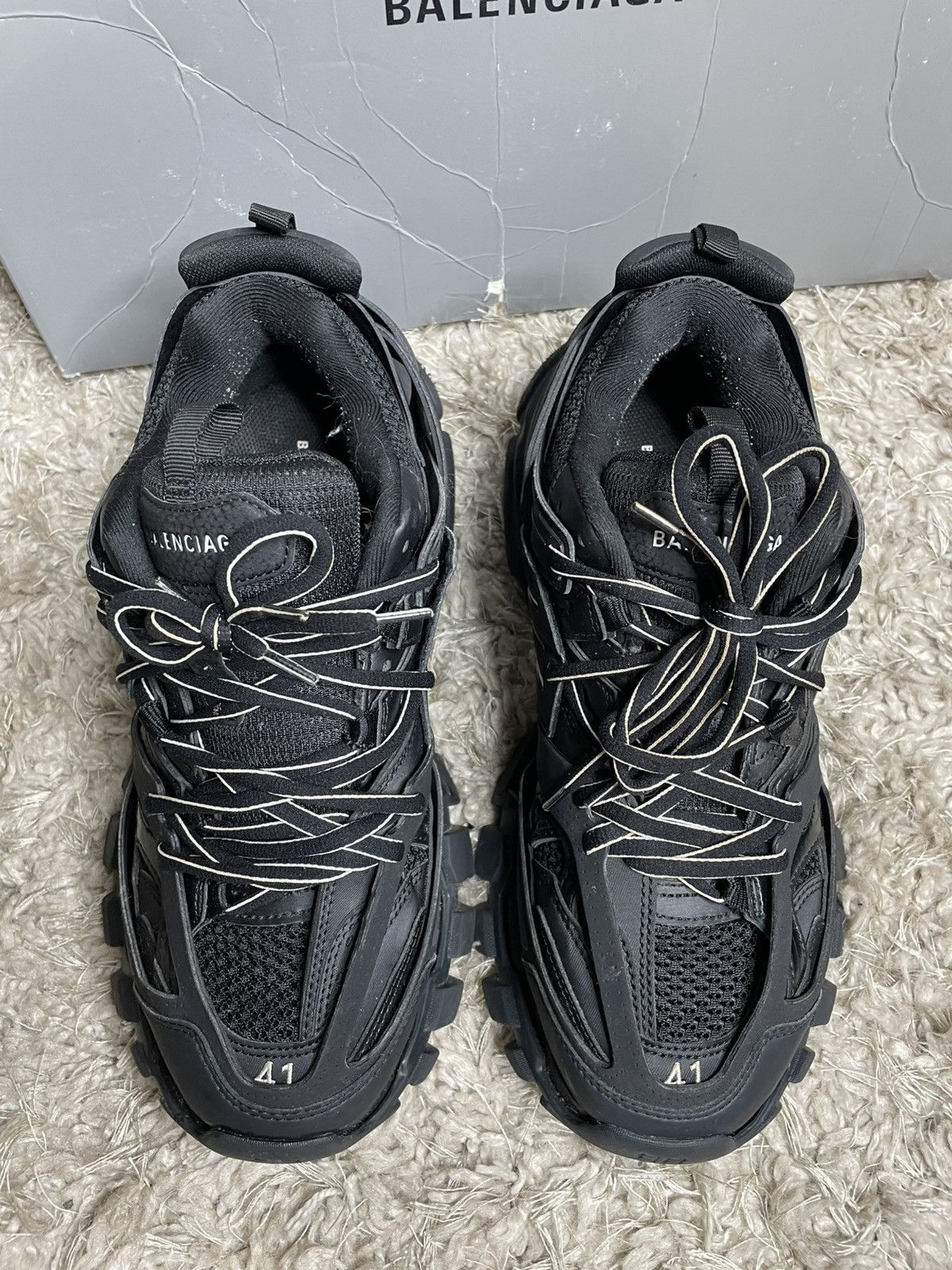 Balenciaga Balenciaga Track Runner Black Size US 8 / EU 41 - 6 Thumbnail
