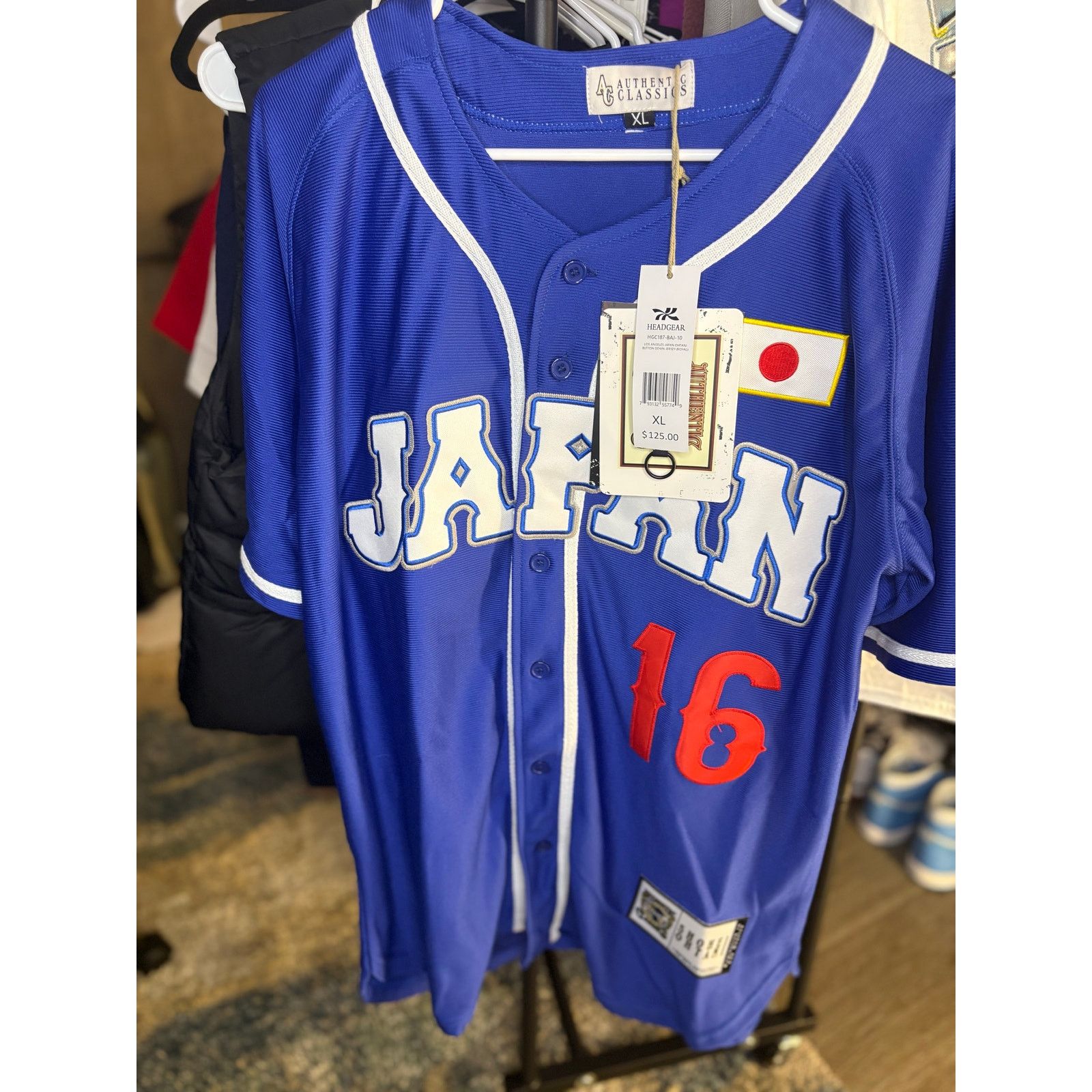 Other NWT - XL Ohtani Japan Blue Baseball Jersey & White Graphic T Size US XL / EU 56 / 4 - 2 Thumbnail