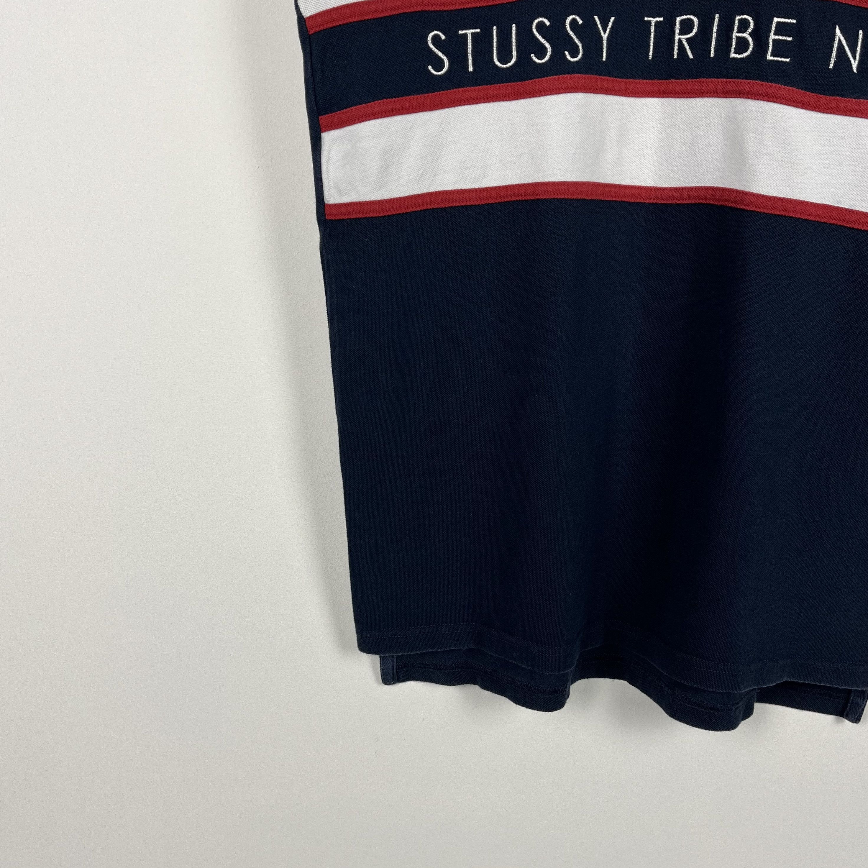 Stussy Vintage Stussy Tribe NYC Big Logo Polo Shirt 00’s Size US S / EU 44-46 / 1 - 4 Thumbnail