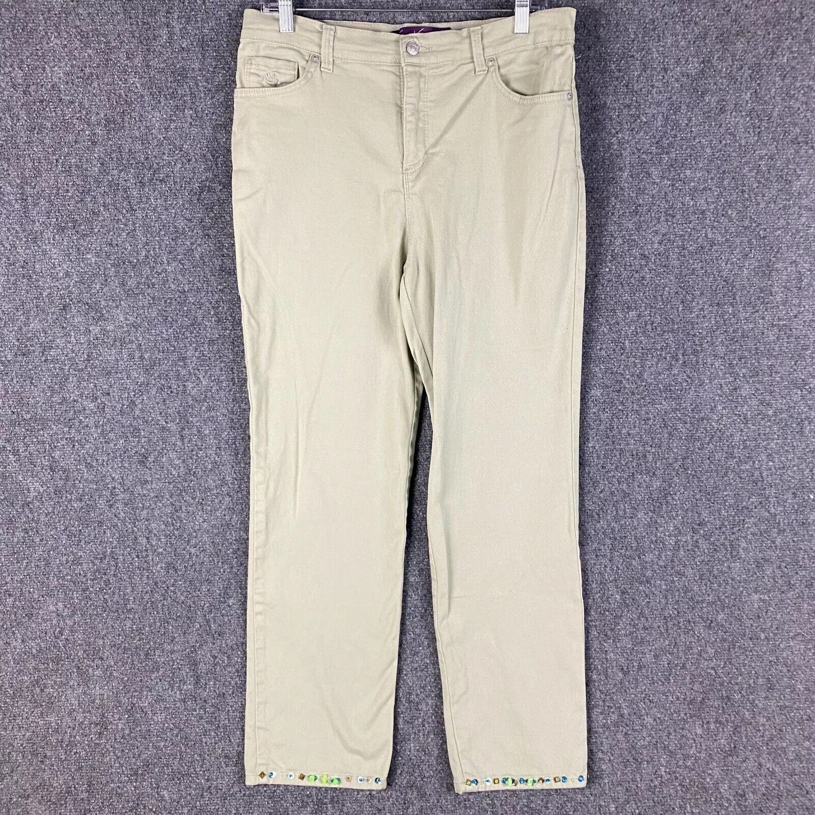 Gloria Vanderbilt Gloria Vanderbilt Amanda Jeans Women's 12P Petite Cotton Size 34" / US 12 / IT 48 - 1 Thumbnail