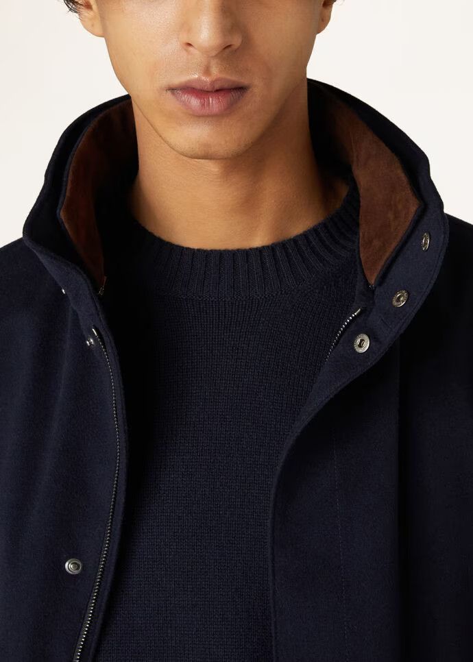 Loro Piana o1srvl11e0424 Winter Voyager in Dark Blue Size US M / EU 48-50 / 2 - 3 Thumbnail