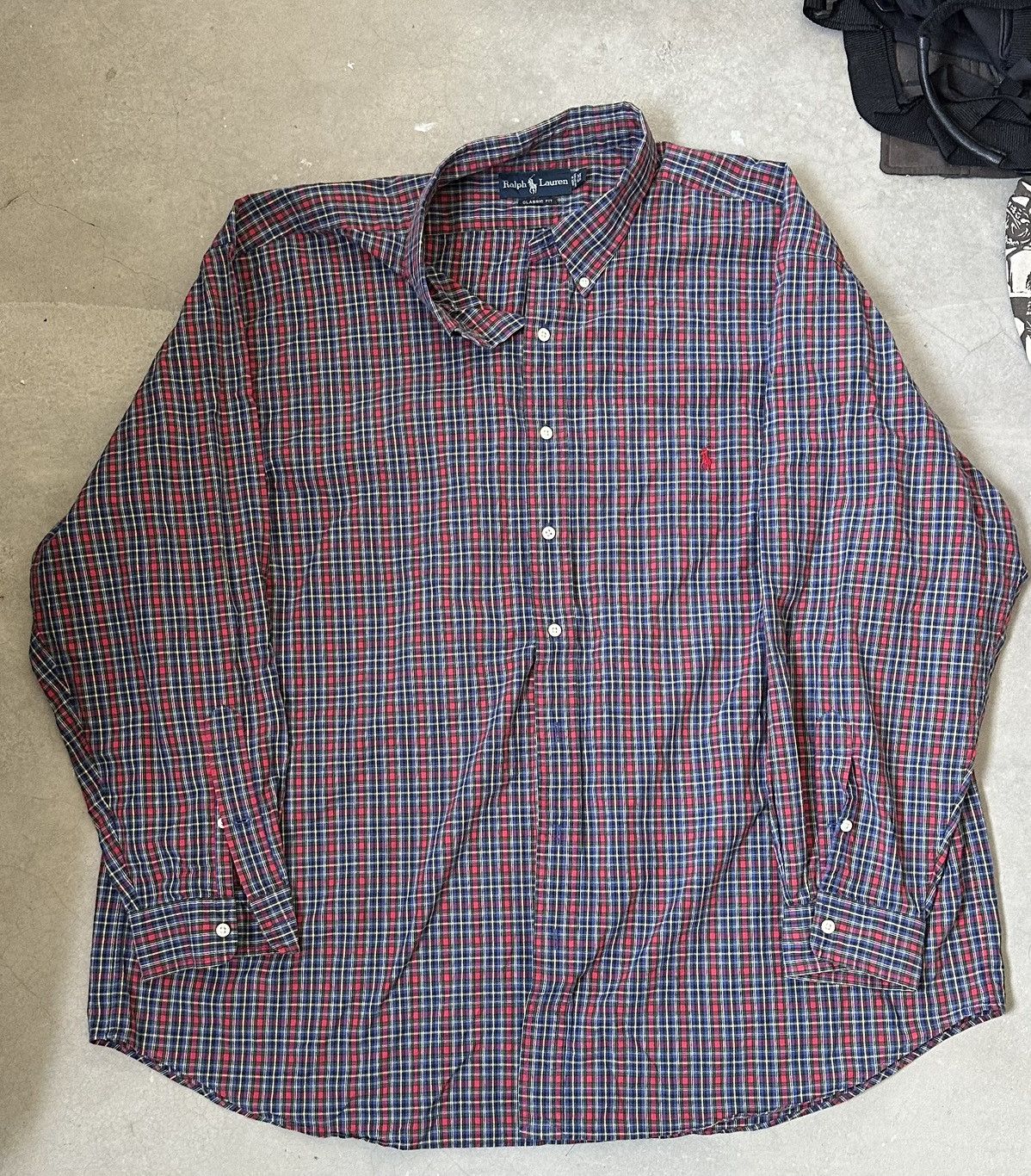 Ralph Lauren VINTAGE POLO RALPH LAUREN CHECKERED SHIRT Size US XXL / EU 58 / 5 - 1 Thumbnail