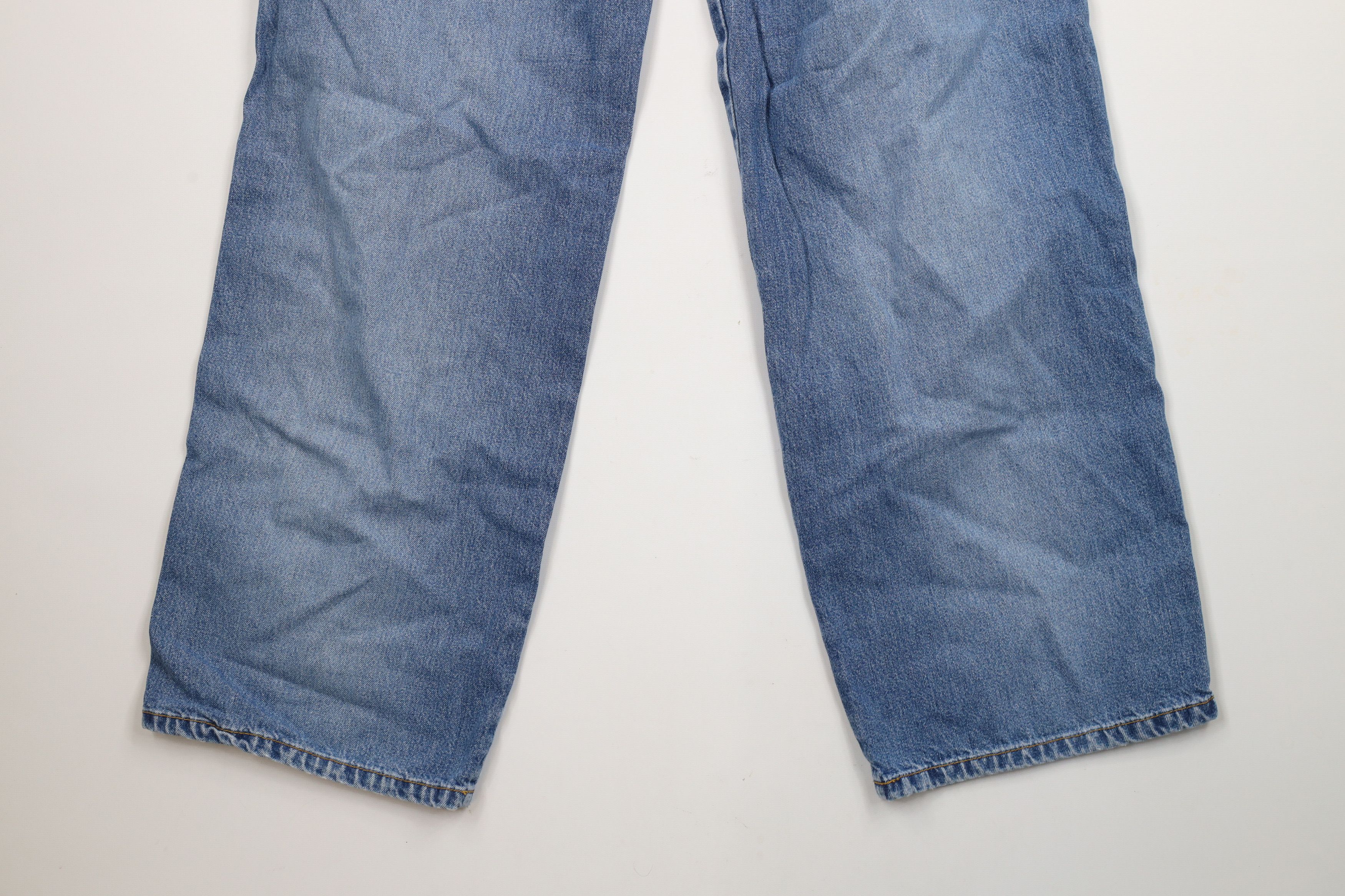 Ralph Lauren × Vintage Vintage 90s Ralph Lauren Spell Out Wide Leg Drawstring Jeans Size US 32 / EU 48 - 12 Thumbnail