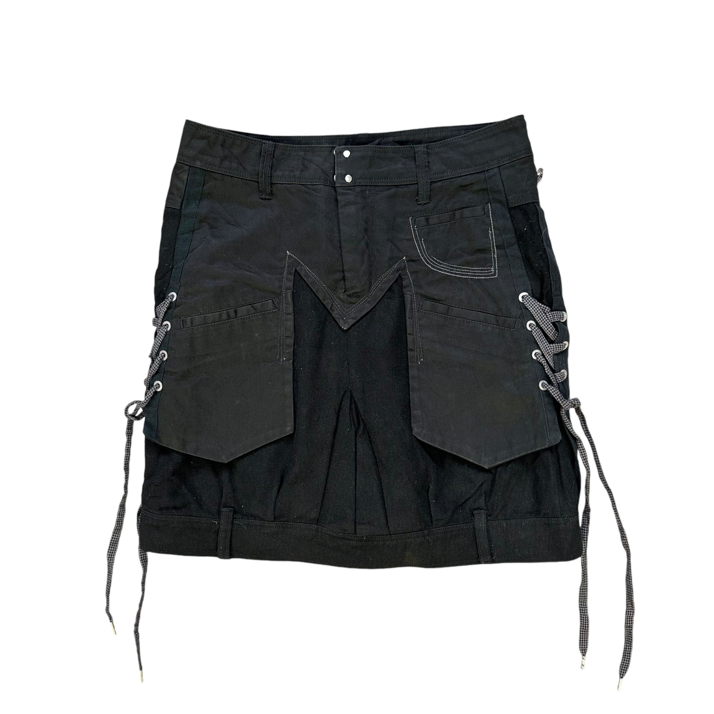 Marithe + Francois Girbaud Marithe Francois Girbaud Bondage Mini Skirts #A57-1310 Size 28" / US 6 / IT 42 - 1 Thumbnail