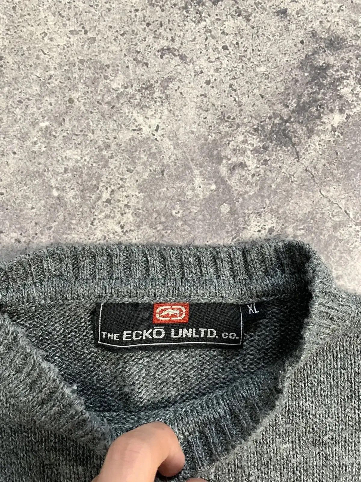 Ecko Unltd. × Vintage Vintage Y2K Ecko UNLTD Sweater If Six Was Nine Style Size US XL / EU 56 / 4 - 3 Thumbnail