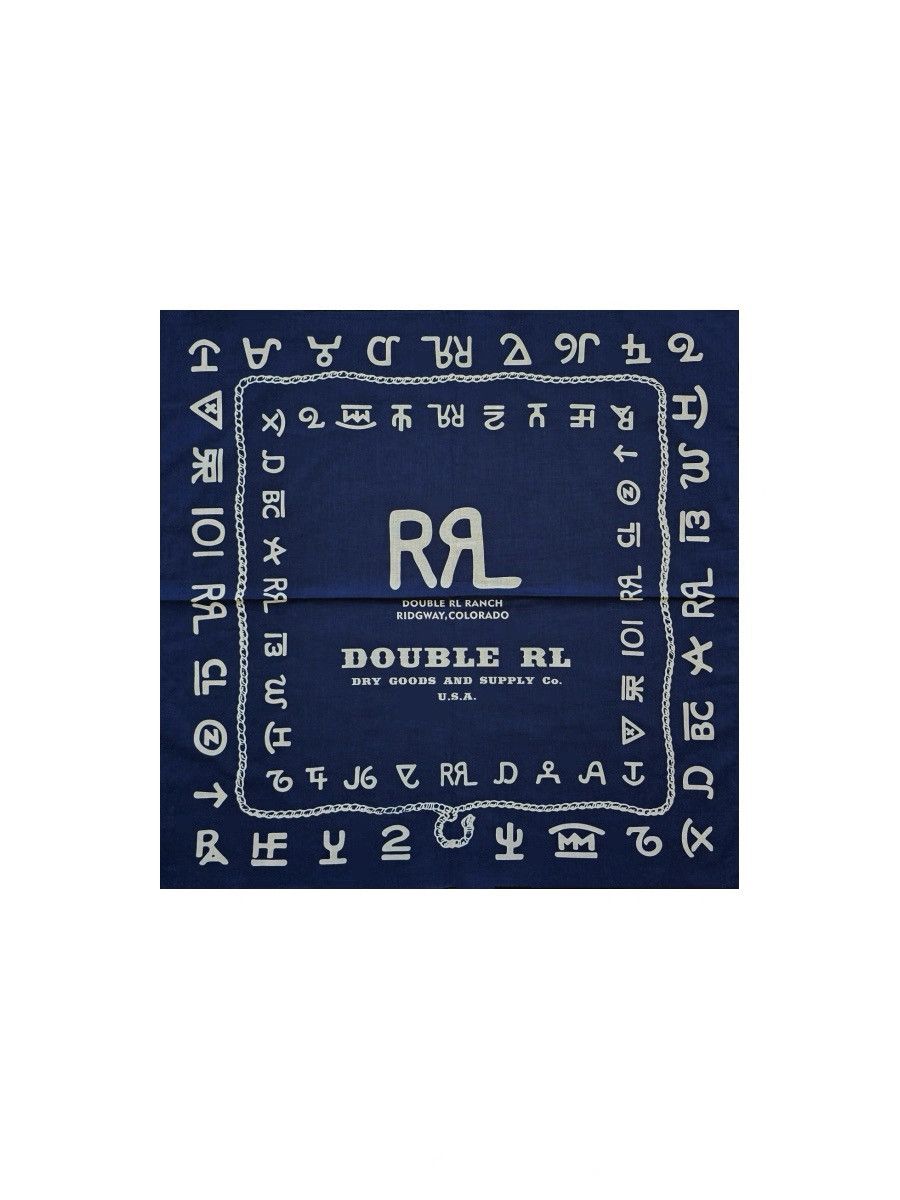 RRL Ralph Lauren RRL Bandana COTTON Scarf handkerchief Size ONE SIZE - 1 Thumbnail