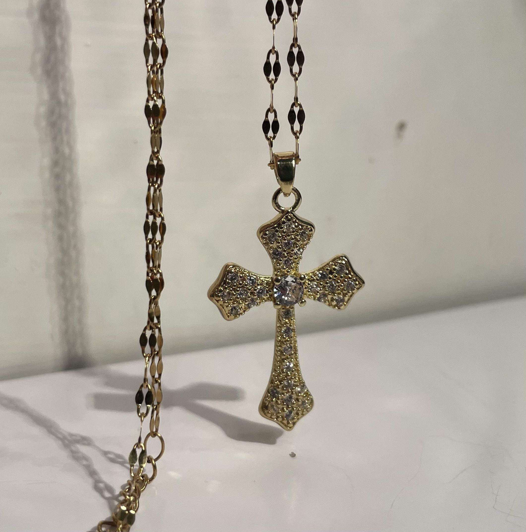 Other Gold Cross Necklace Size ONE SIZE - 2 Thumbnail
