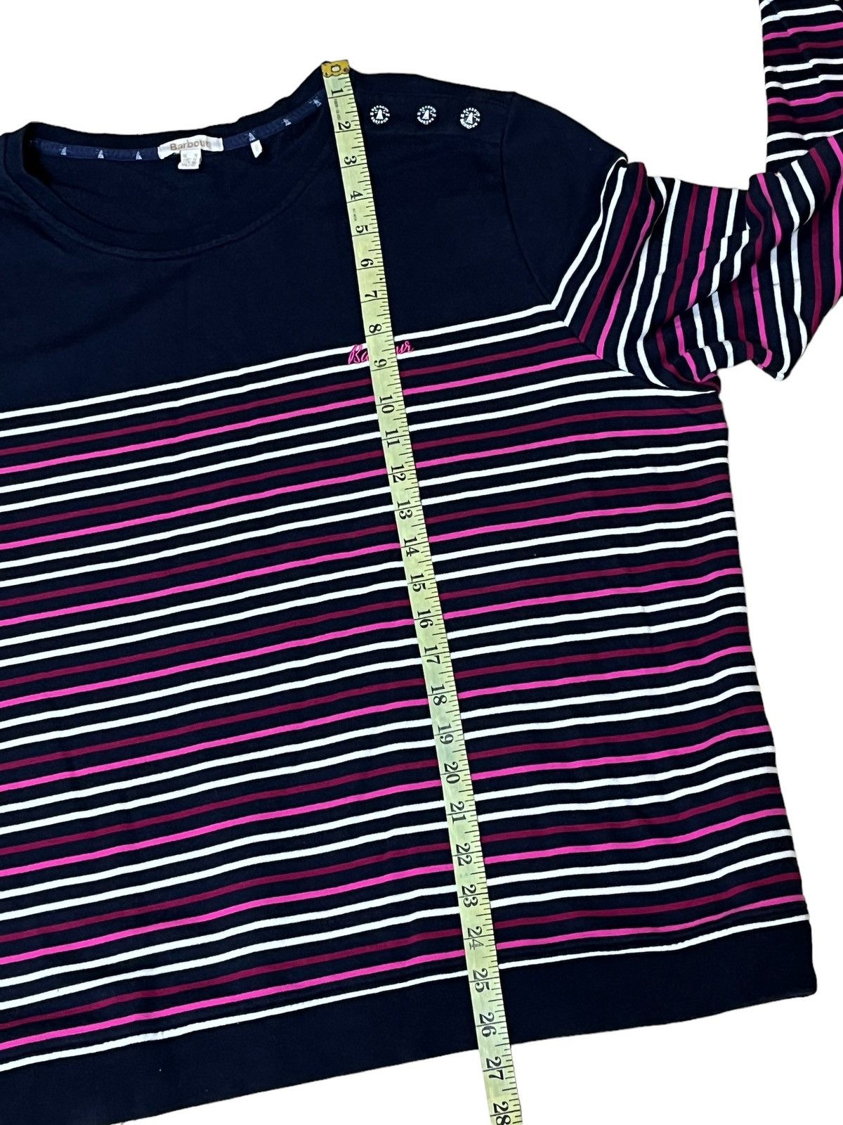 Barbour NICE🔥BARBOUR BAGGY STYLE STRIPED PULLOVER SWEATSHIRT Size US L / EU 52-54 / 3 - 9 Thumbnail