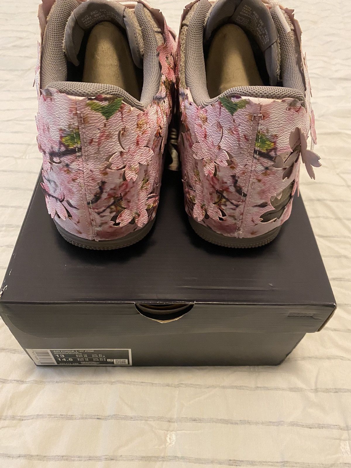 Nike Nike Air Force 1 ‘07 Premium Cherry Blossoms Sz13 Size US 13 / EU 46 - 8 Thumbnail