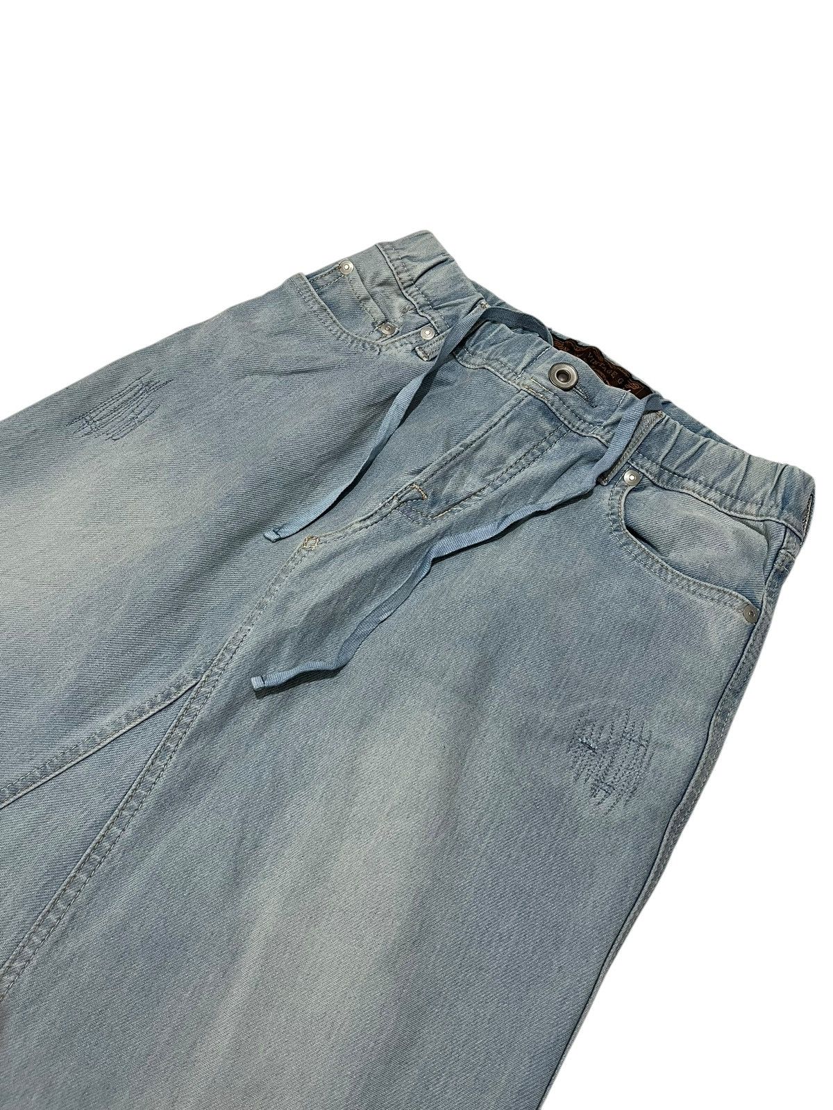 Japanese Brand G.O.A Skirt stonewash blue vintage genuine Size 30" / US 8 / IT 44 - 2 Thumbnail