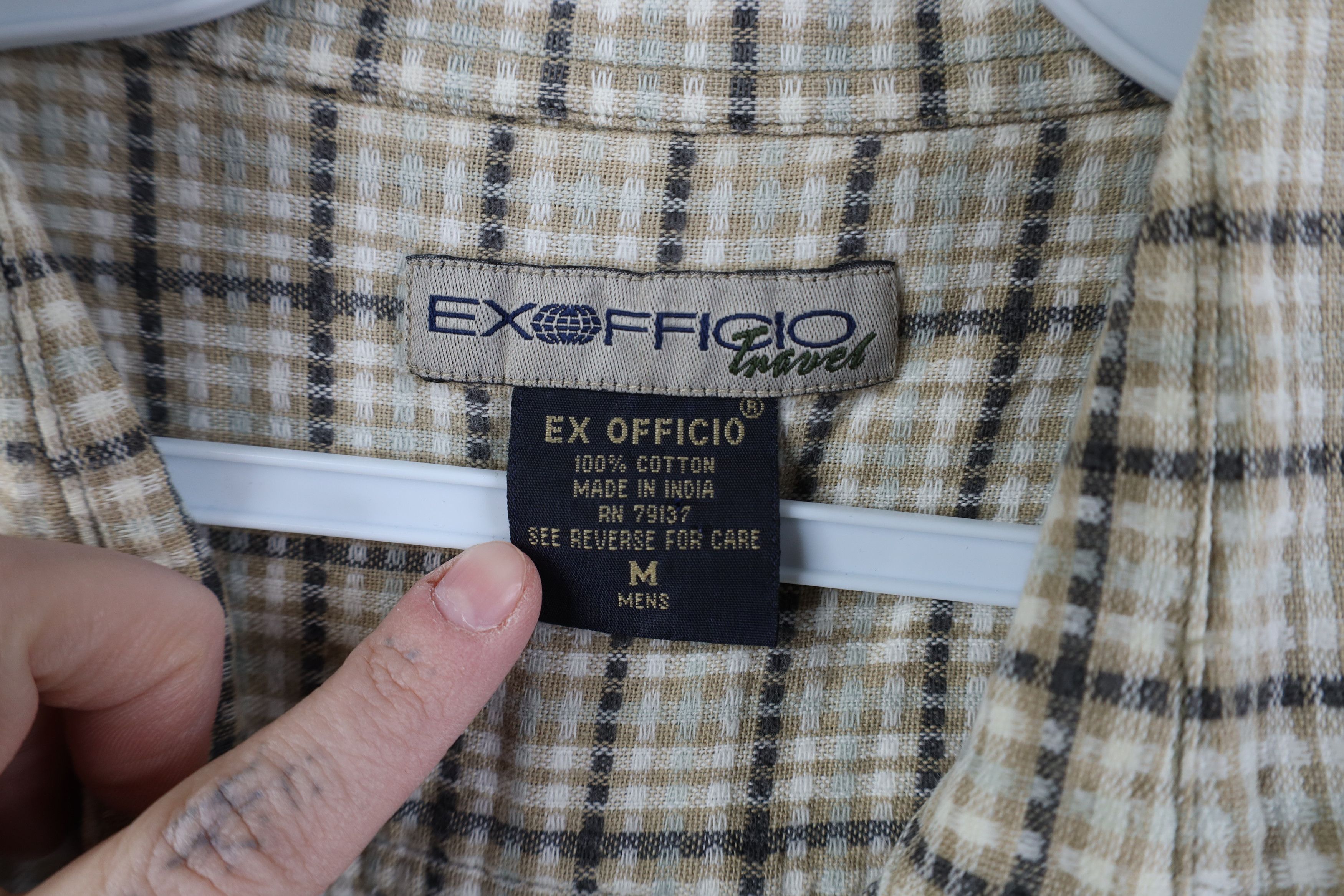 ExOfficio Vintage ExOfficio Weave Short Sleeve Collared Button Shirt Size US M / EU 48-50 / 2 - 8 Thumbnail