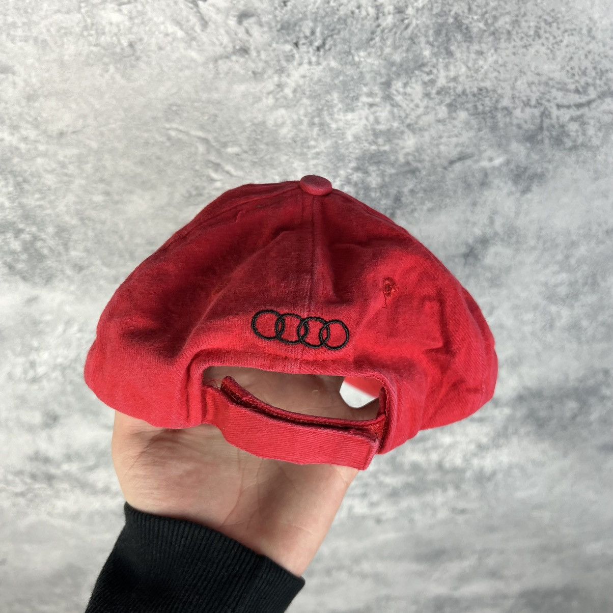 Audi Audi Vintage Cap Men's Red One Size Size ONE SIZE - 10 Thumbnail