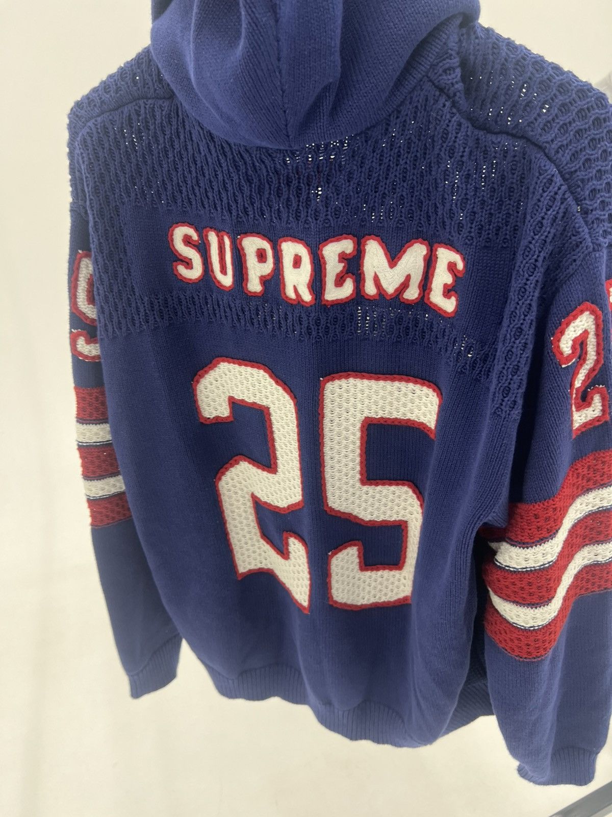Supreme Supreme Hooded Sports Zip Jacket Blue Size US L / EU 52-54 / 3 - 3 Thumbnail