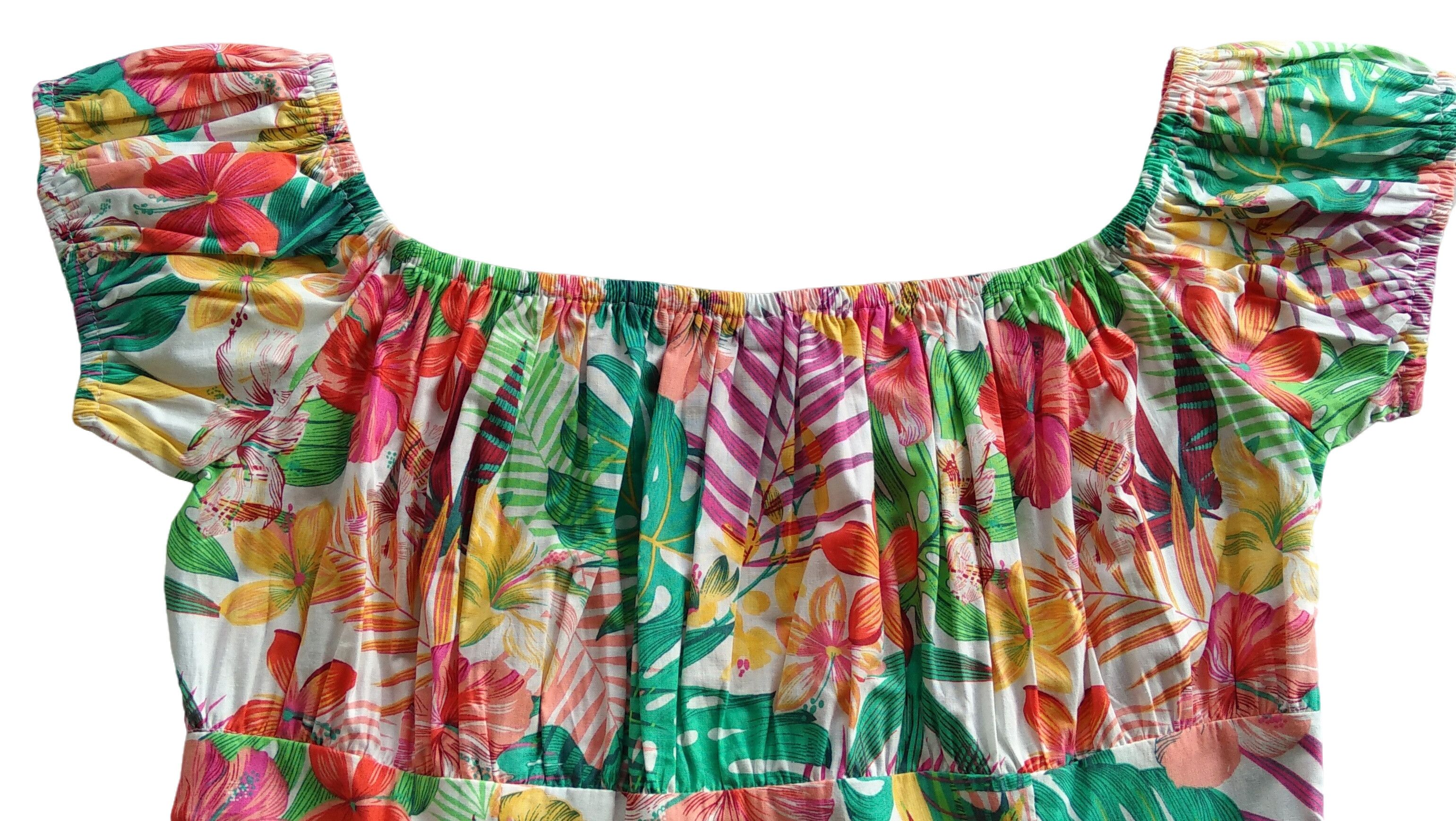 Other Floral Print Tops Hawaii Vacation Blouses Size XXL / US 16-18 / IT 52-54 - 3 Thumbnail