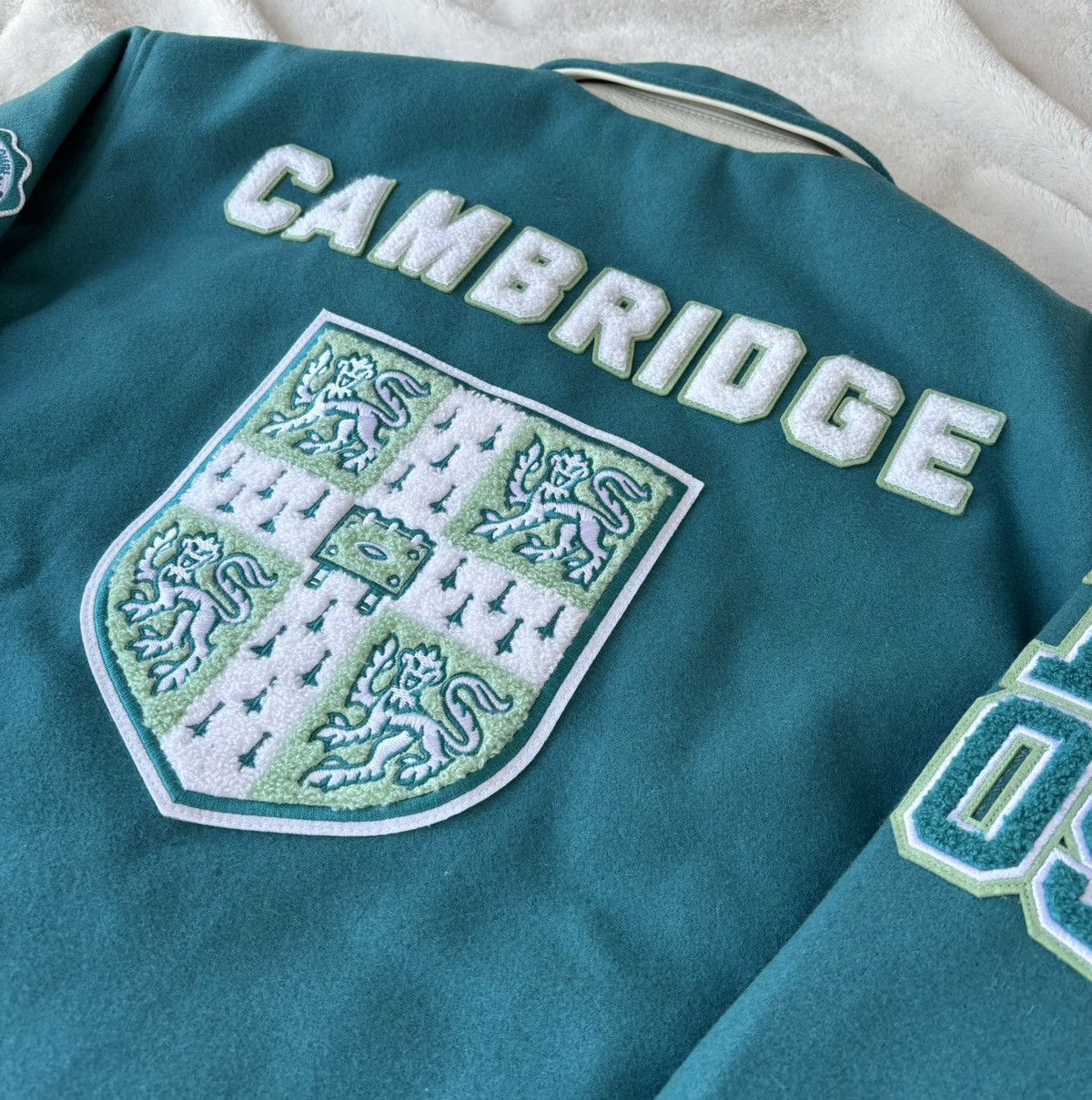 October's Very Own OVO x Cambridge University Teal Varsity Jacket Size US XXL / EU 58 / 5 - 7 Thumbnail