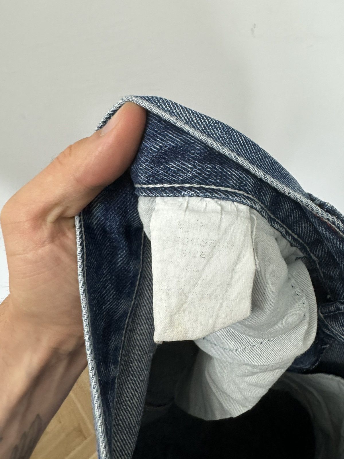 Vintage Vintage Rap Single Knee Denim Pant Blind Skate Baggy Jeans Size US 27 - 5 Thumbnail