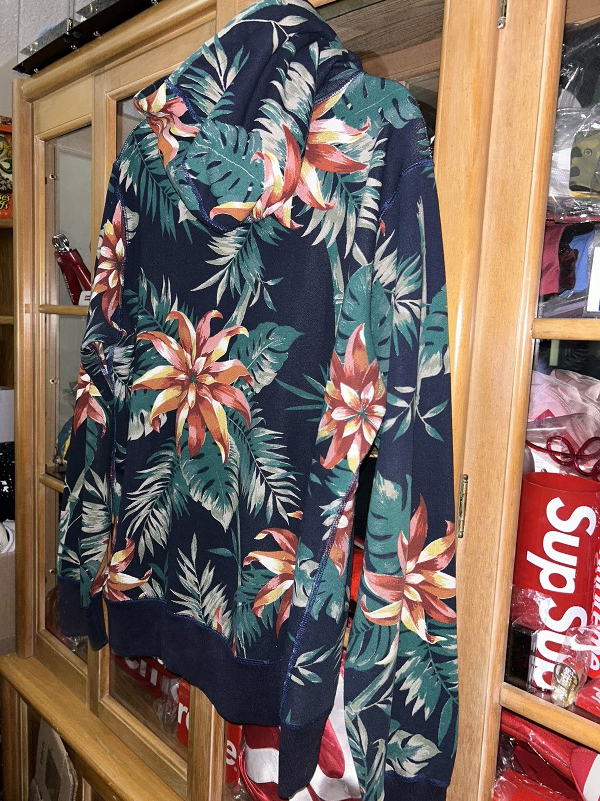 Supreme Supreme Floral Pullover Hoodie Hooded Sweatshirt SS12 Large Size US L / EU 52-54 / 3 - 4 Thumbnail