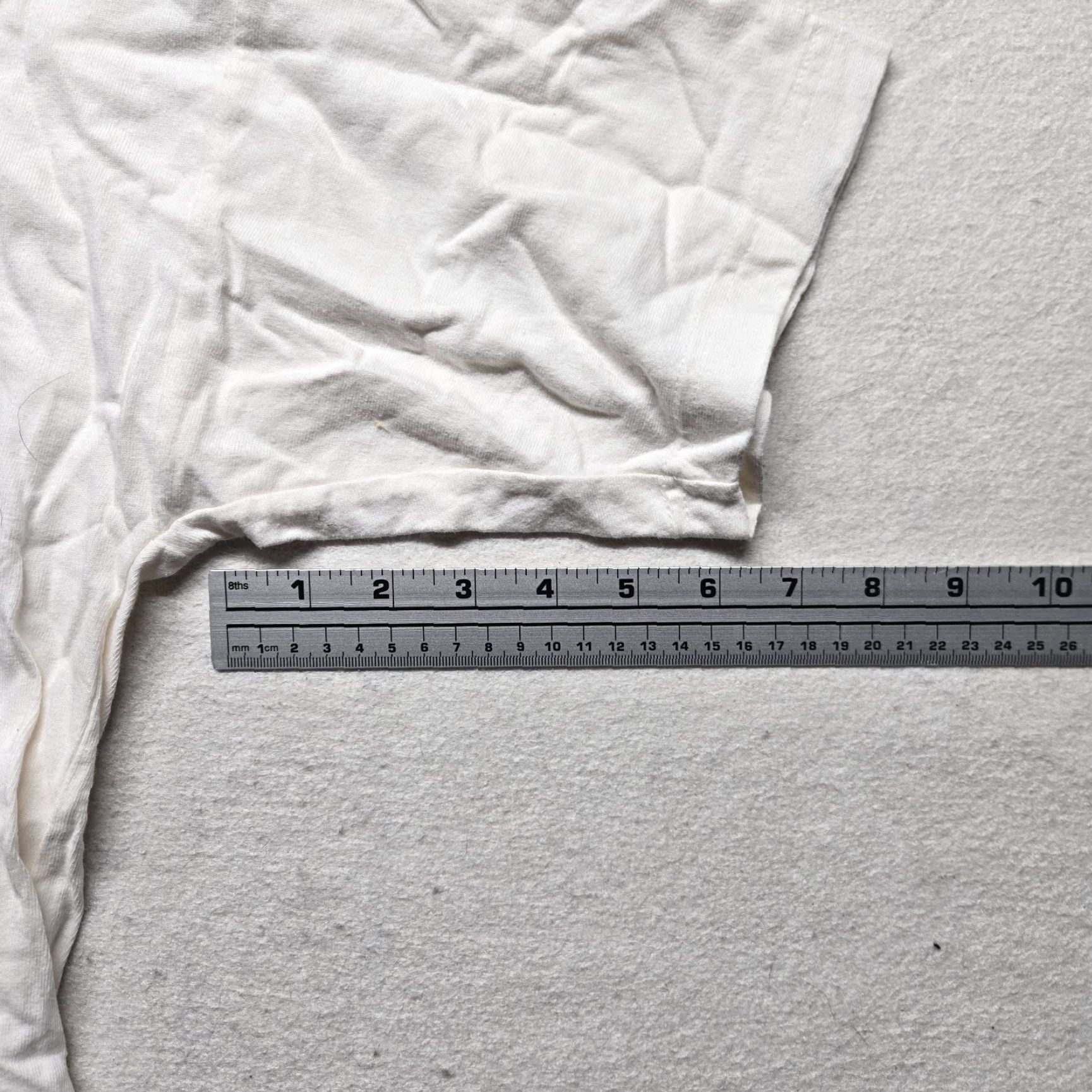 Vintage VINTAGE FUJ Original Shirt Ocean White Short Sleeve Tee T-Shirt Adult S Small L 1990s United States Mens Womens Boys Girls Size US L / EU 52-54 / 3 - 6 Thumbnail