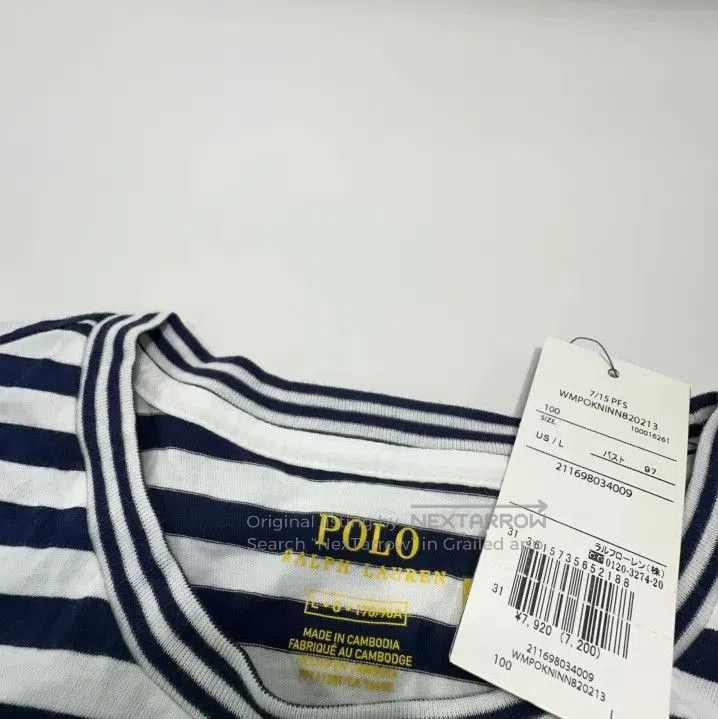 Polo Ralph Lauren Polo Ralph Lauren Striped Casual Crew Neck Tee. Size US L / EU 52-54 / 3 - 4 Thumbnail