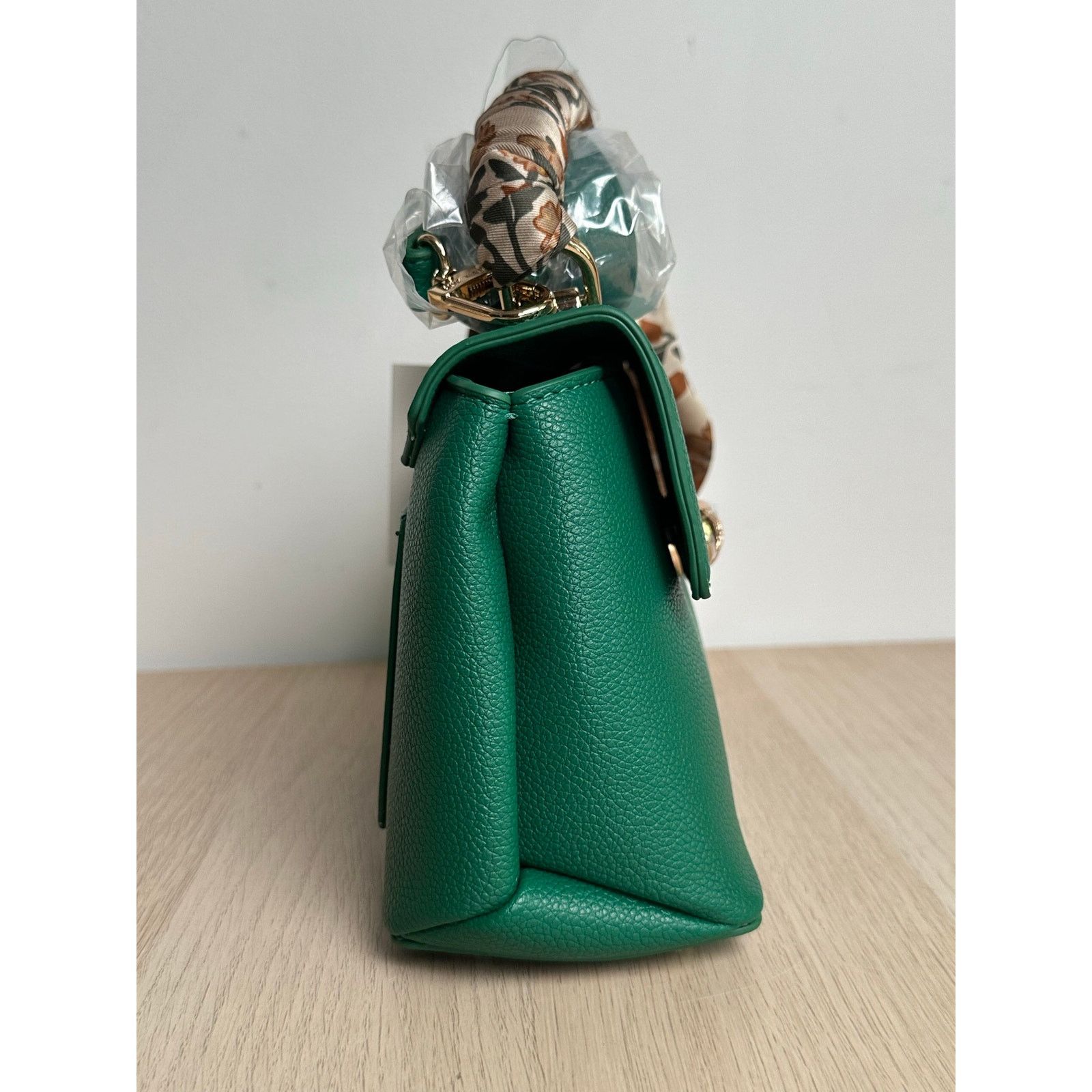 Anne Klein Green Anne Klein Handbag with Silk Wrap - New Size ONE SIZE - 6 Thumbnail