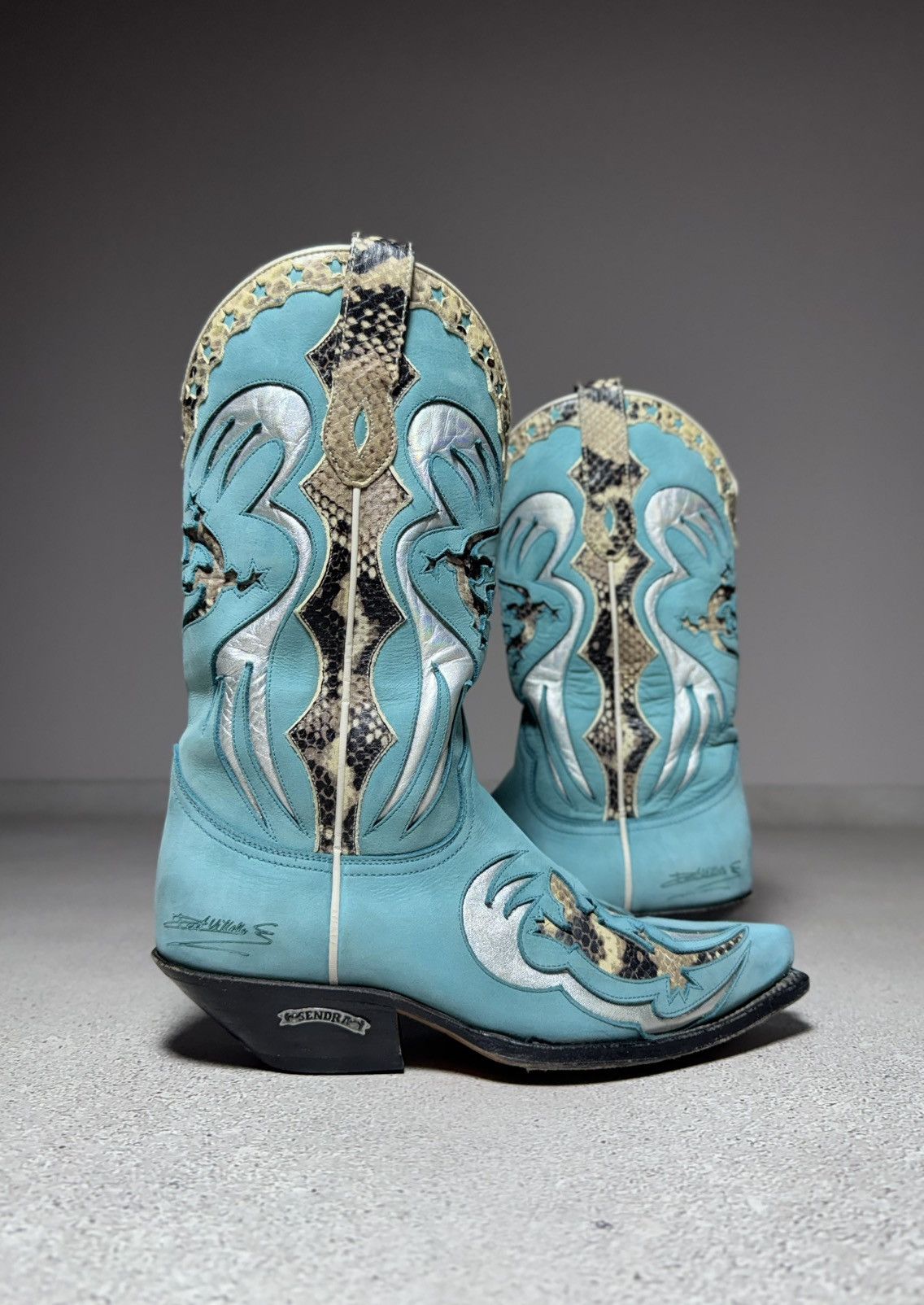 Sendra 36 Sendra David Villellas Lizard Boots Cowboy Western Shoes Size US 6 / IT 36 - 4 Thumbnail