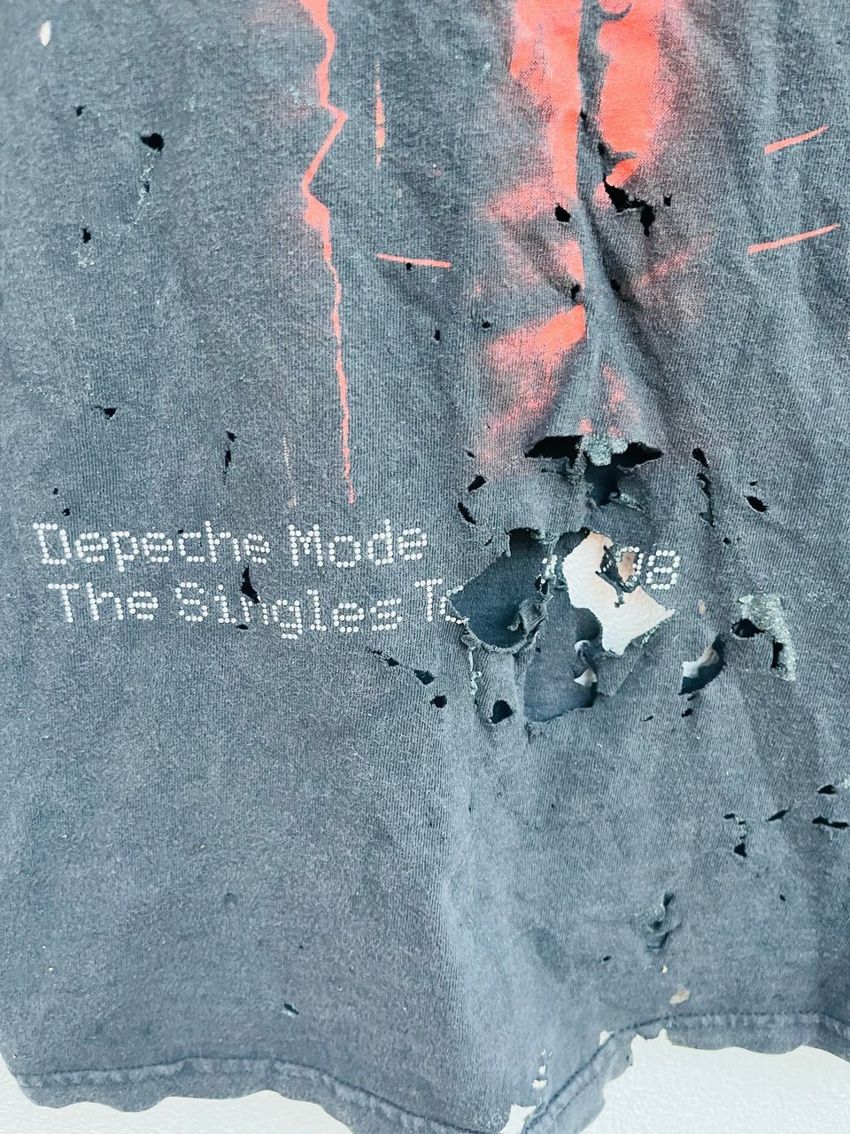 Band Tees Vintage 90s Depeche Mode The Single Tour 86-98 Shirt Size US XL / EU 56 / 4 - 11 Thumbnail