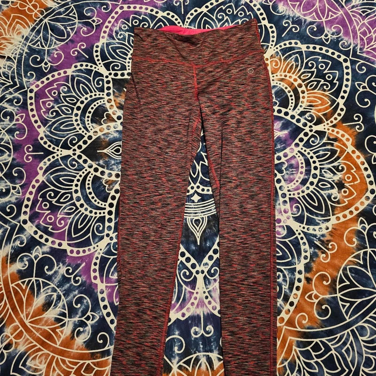 Designer Women's Grey and Pink Vogo Athletica Gym Pants Size 32" / US 10 / IT 46 - 1 Thumbnail