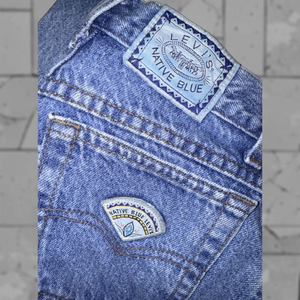 Levi's VINTAGE Levi's Women's 7 Mom Jeans Blue Straight Leg USA 26"x31" Size 28" / US 6 / IT 42 - 1 Thumbnail