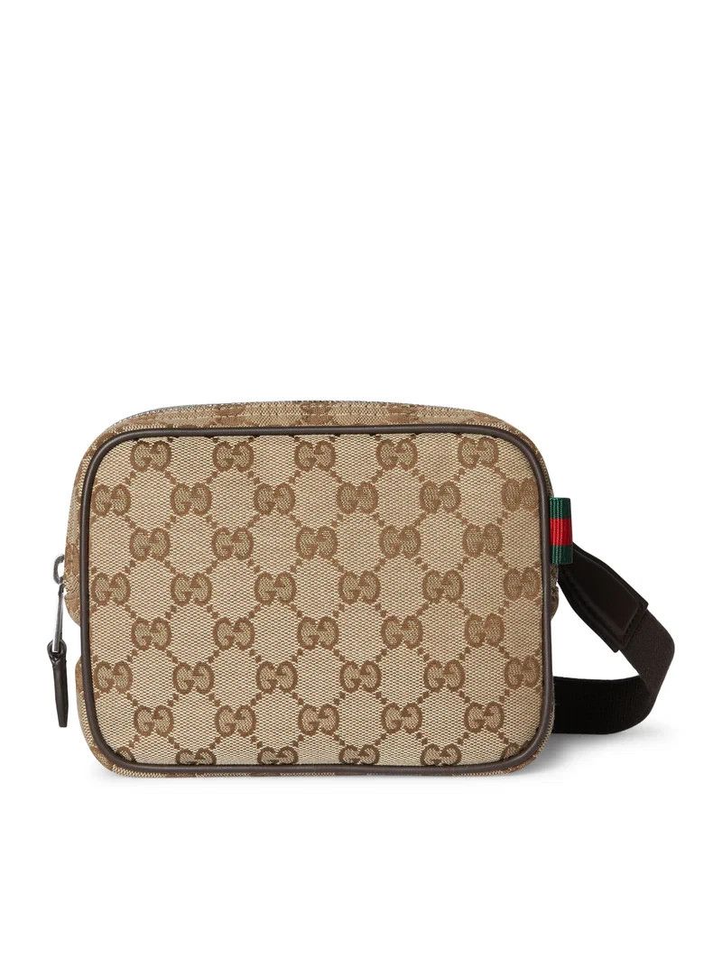 Gucci GUCCI Mini Beige/Ebony GG Canvas Shoulder Bag Size ONE SIZE - 1 Thumbnail