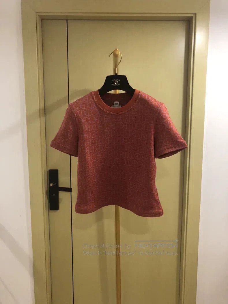 Hermes Hermes Red Full Print Short Sleeve T-Shirt Size XS / US 0-2 / IT 36-38 - 1 Thumbnail