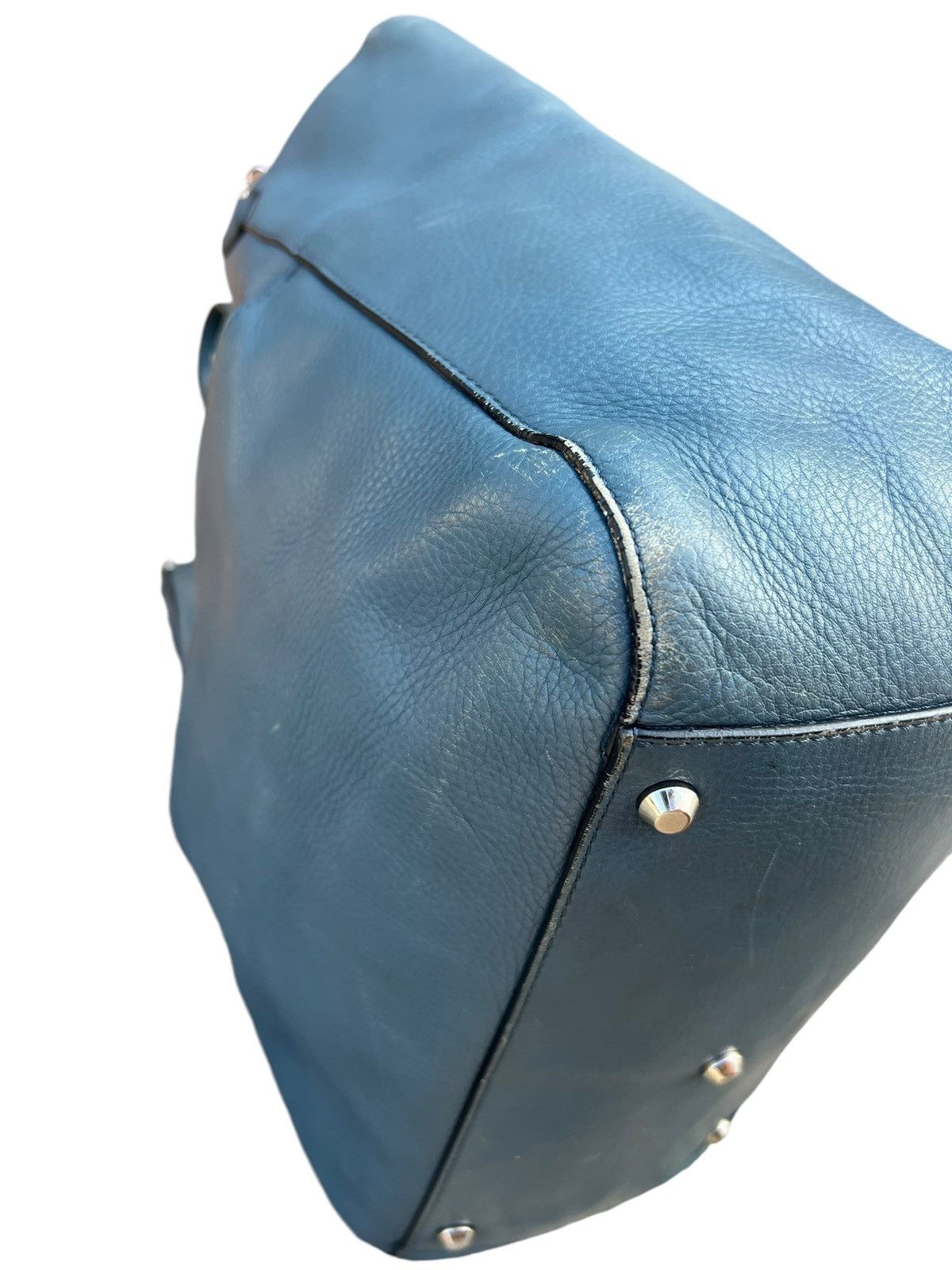Leather FARO Japan Distressed Patina Leather 2 Way Tote Bag Size ONE SIZE - 17 Thumbnail