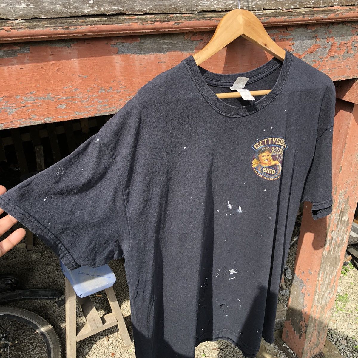 Vintage 🔥Steals🔥 Vintage y2k Faded Bike Week Gettysburg Pennsylvania Size US XL / EU 56 / 4 - 11 Thumbnail