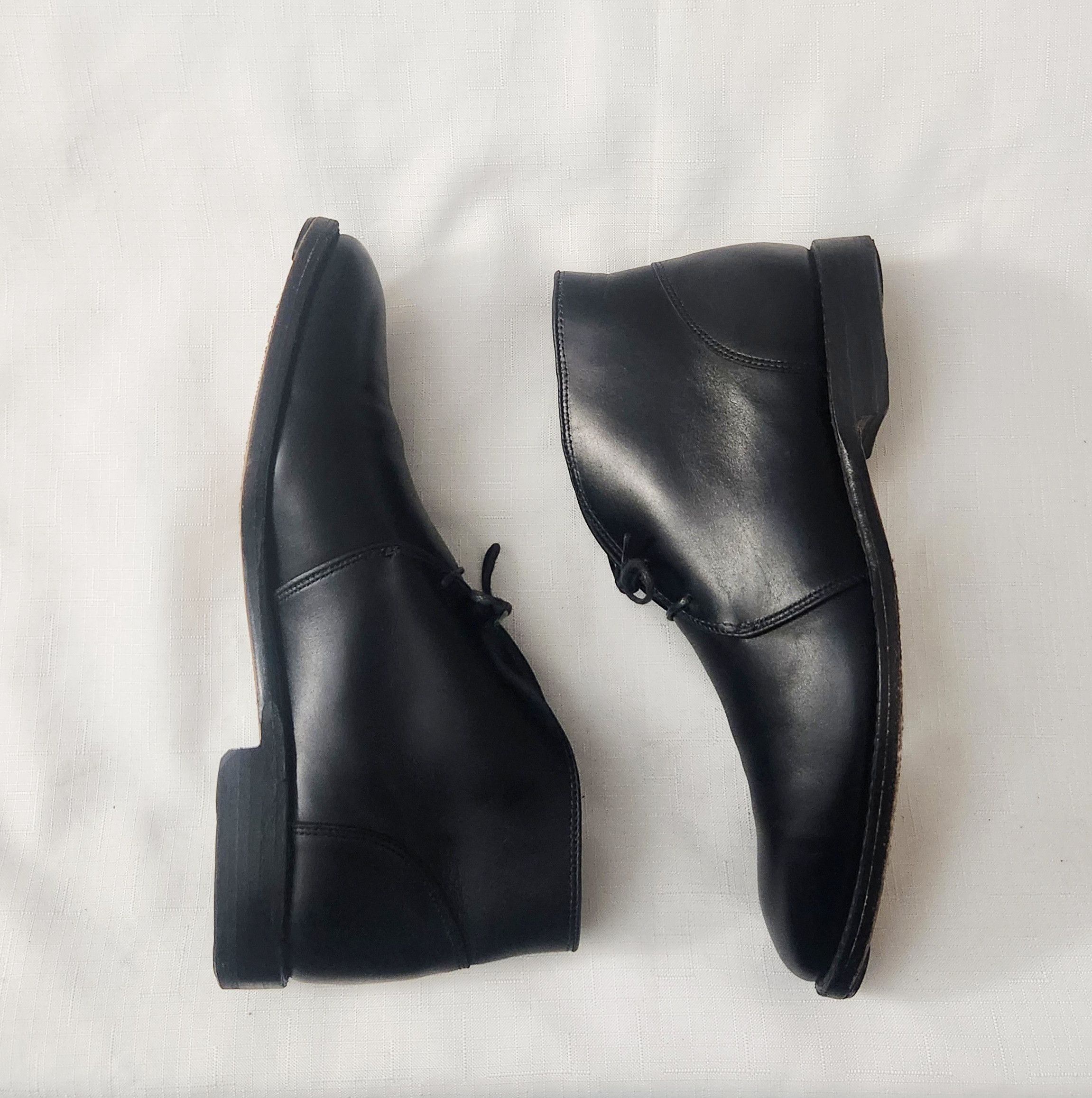 Allen Edmonds Mens Williamsburg Black Leather Chukka Boots