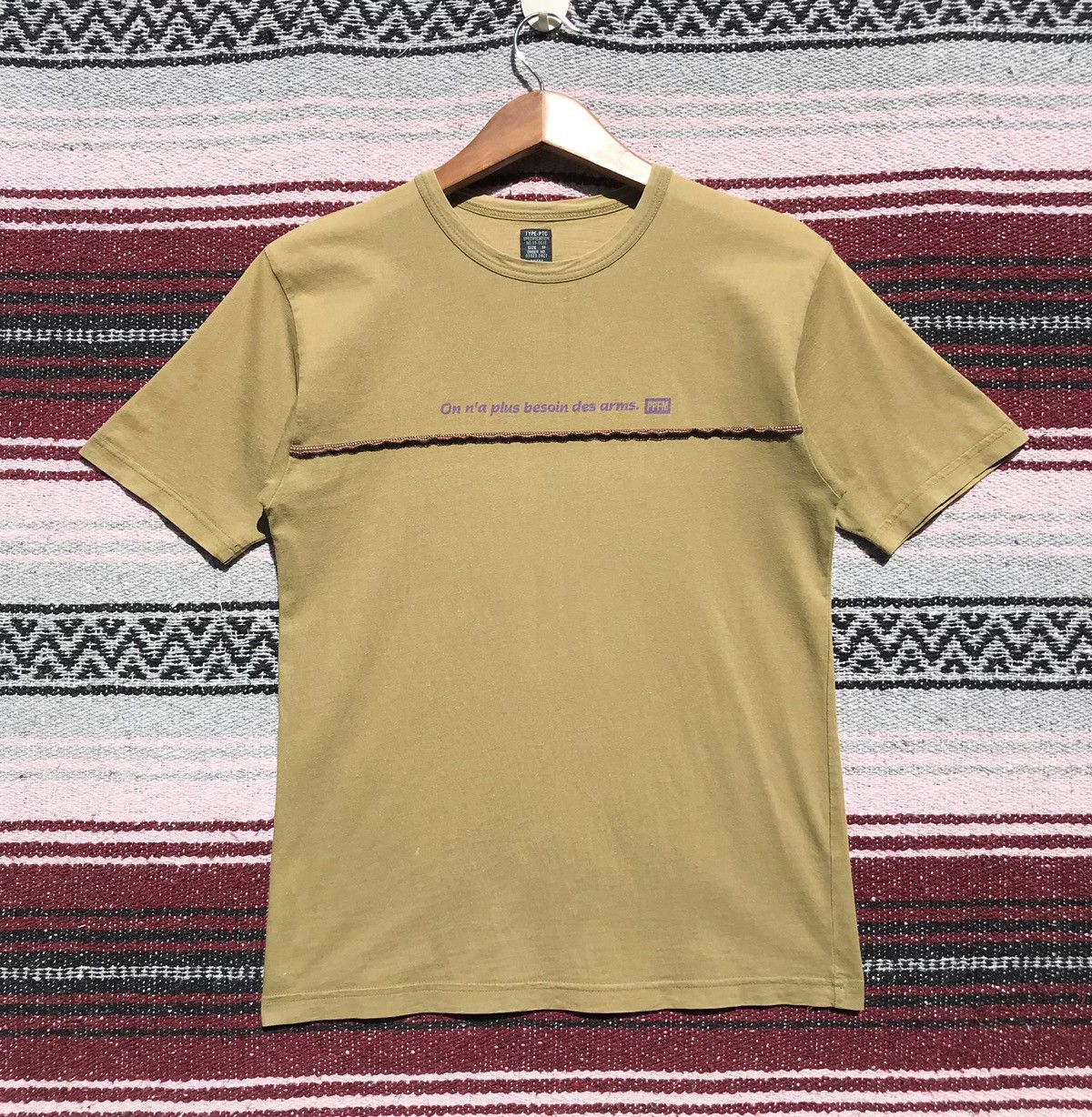 Japanese Brand × PPFM PPFM Type-Ptc Army Tee PPFM Japanese Designer Sun Faded Size US S / EU 44-46 / 1 - 1 Thumbnail