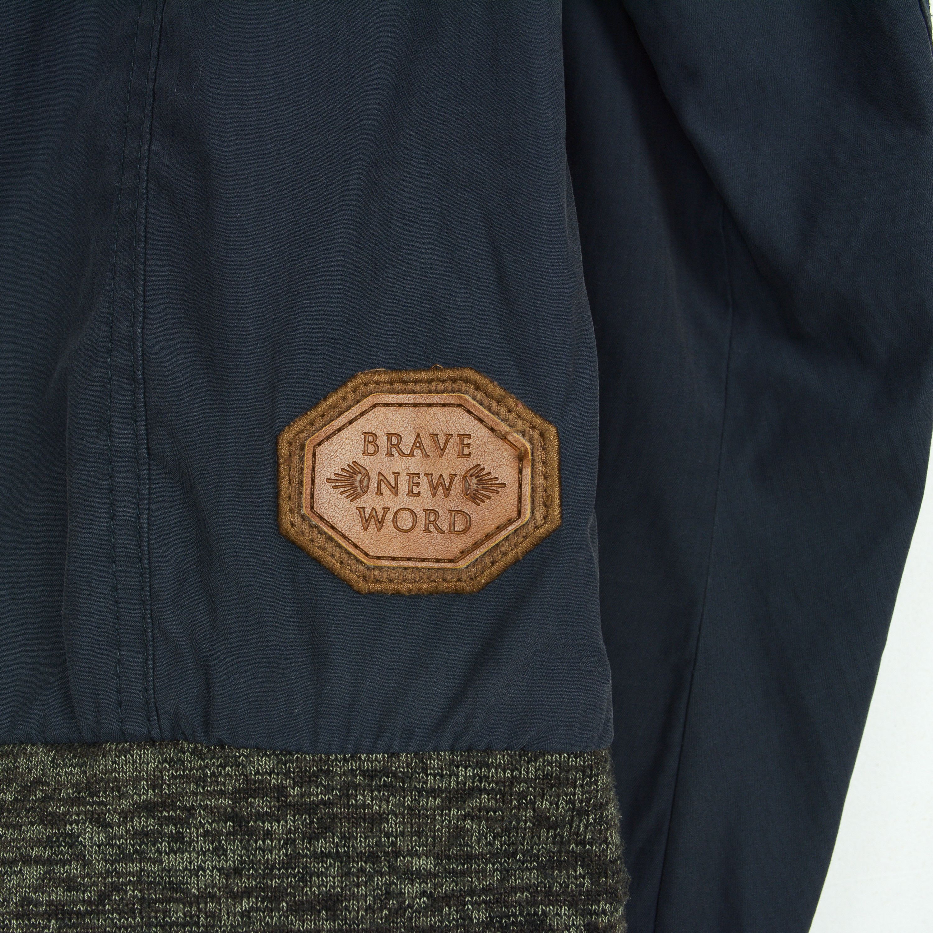 Naketano M Parka Hooded Jacket Windbreaker Coat Zip Top Navy Blue Size M / US 6-8 / IT 42-44 - 7 Thumbnail