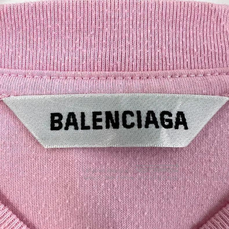 Balenciaga Balenciaga Pink seven-country language short-sleeve T-shir Size US S / EU 44-46 / 1 - 4 Thumbnail