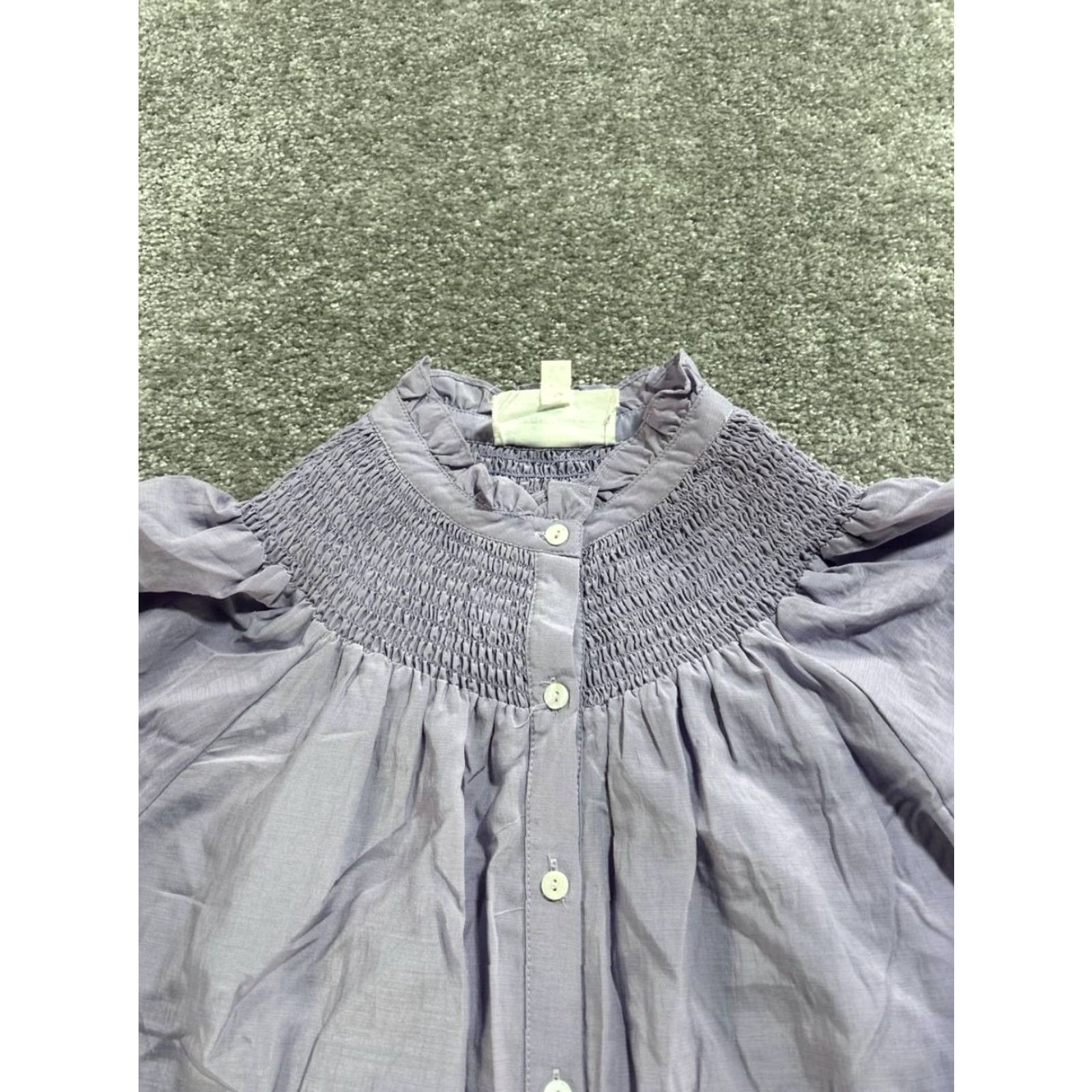 Vintage Pomander Shirt Womens Medium Purple Blouse Size M / US 6-8 / IT 42-44 - 2 Thumbnail