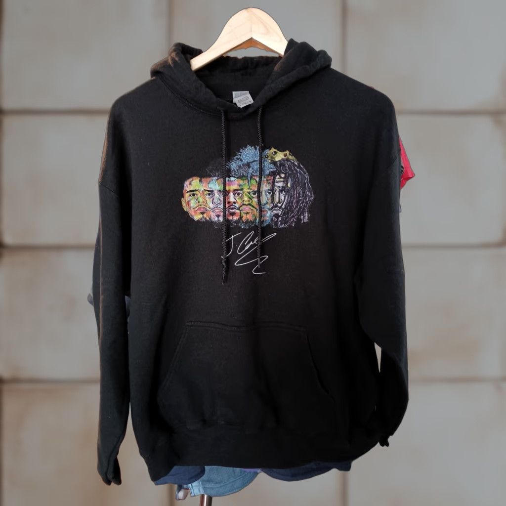 Gildan VINTAGE J COLE Hoodie Men L Black Pullover Collection Cole Shirt? Size US L / EU 52-54 / 3 - 1 Thumbnail