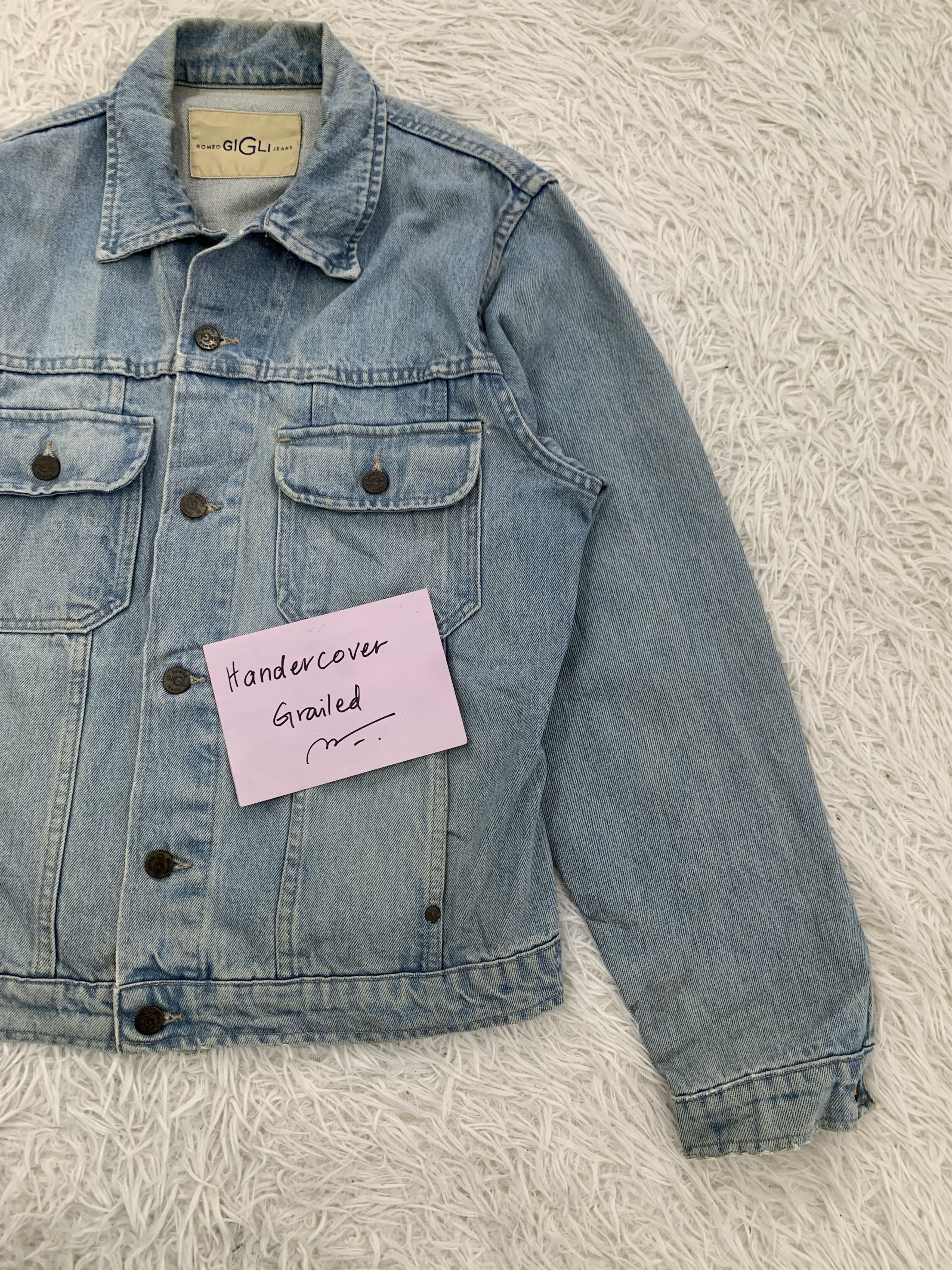 Romeo Gigli Vintage Romeo Gigli Denim Jacket Made in Italy Size US S / EU 44-46 / 1 - 3 Thumbnail