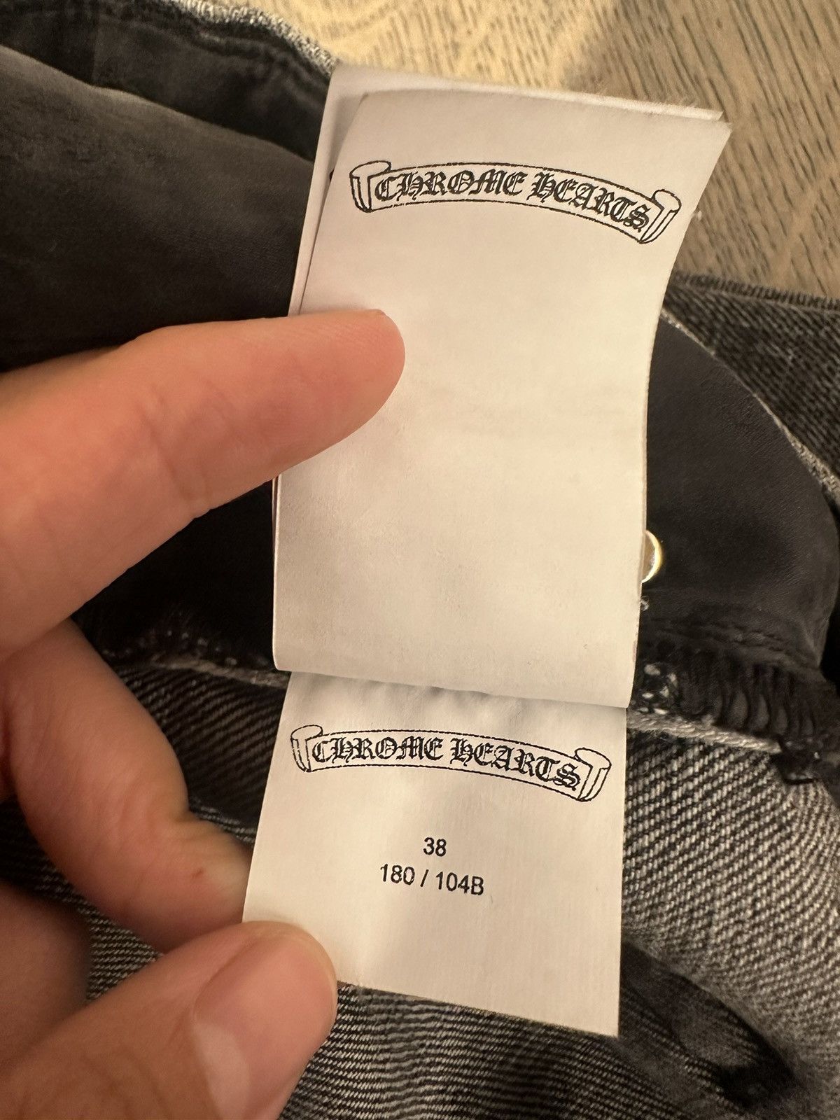 Chrome Hearts 🔥Chrome Hearts Grey Jeans with Patches🔥 Size US 38 / EU 54 - 16 Thumbnail